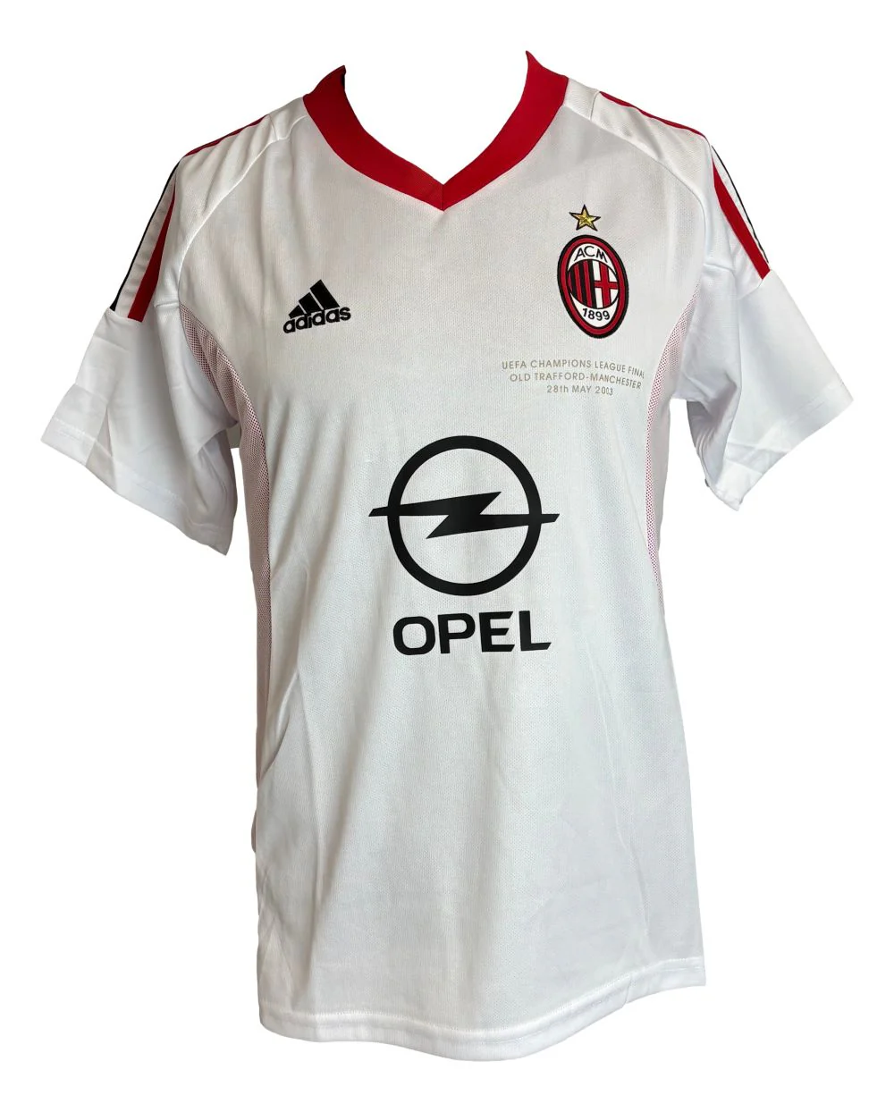 Clarence Seedorf Signed AC Milan Adidas 2003 Champions League Soccer Jersey BAS - Image 3