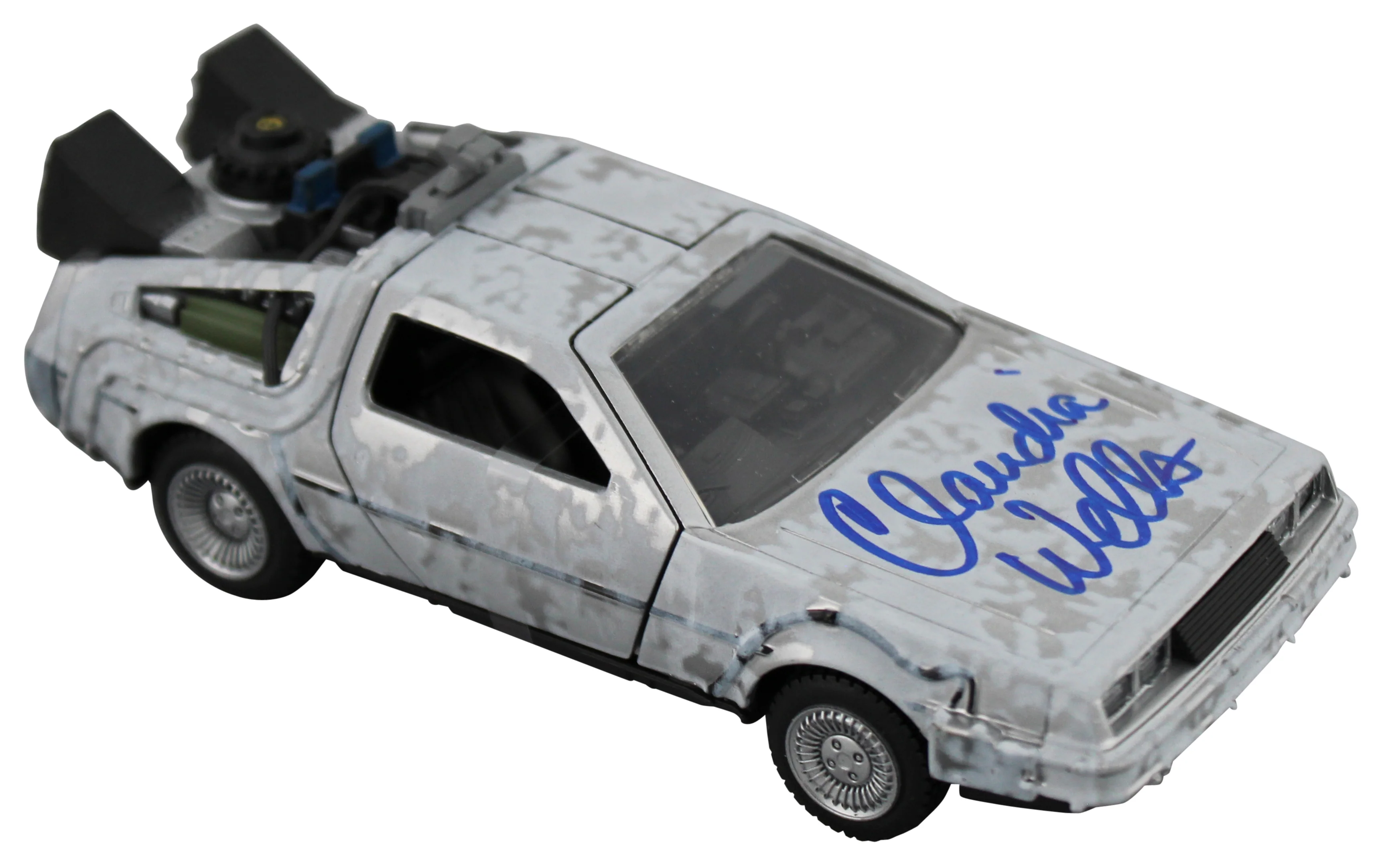 Claudia Wells Back To The Future Signed Metal DeLorean Time Machine Car BAS W 2 - Image 3