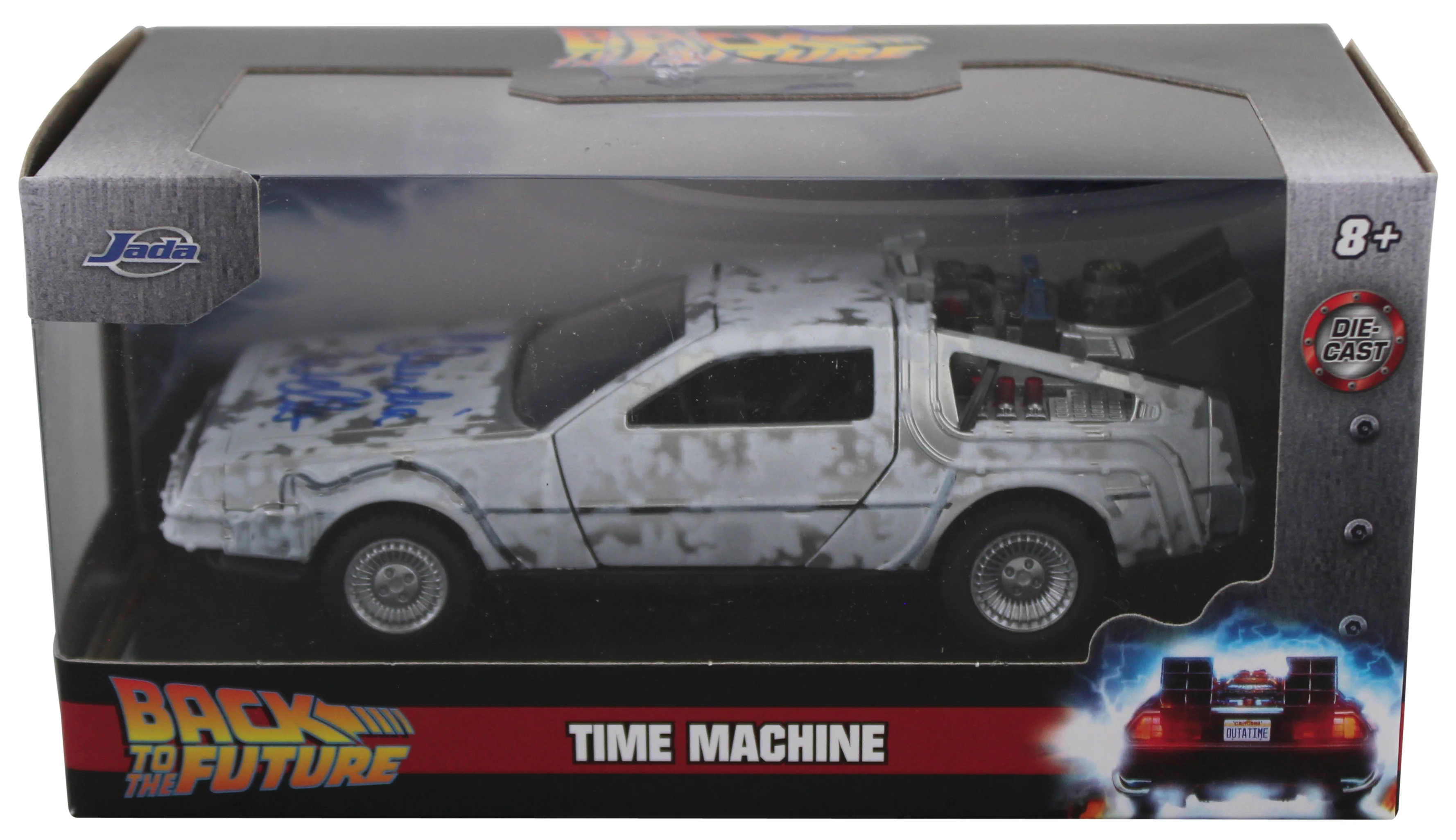 Claudia Wells Back To The Future Signed Metal DeLorean Time Machine Car BAS Wit - Image 5