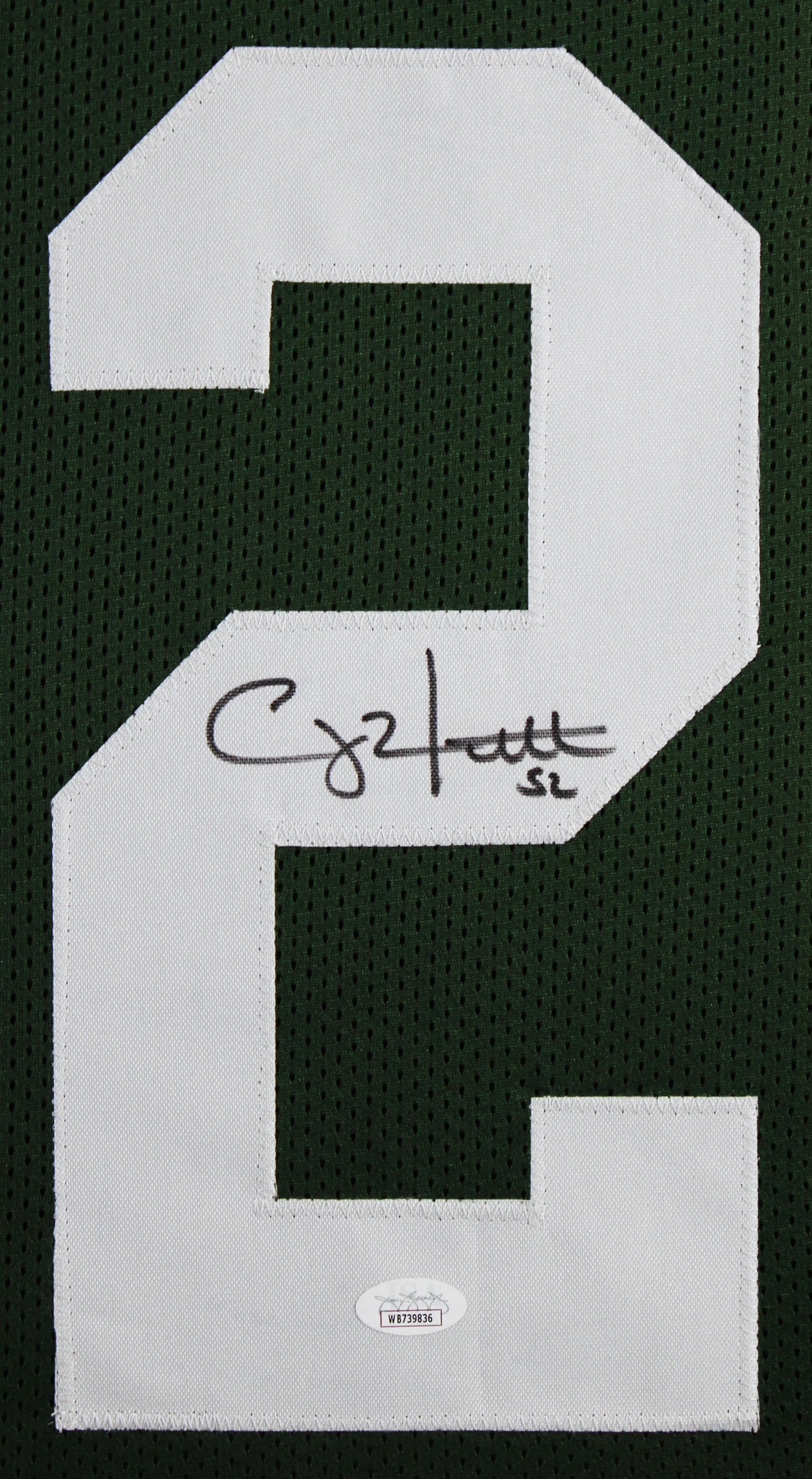 Clay Matthews III Authentic Signed Green Pro Style Framed Jersey JSA 2 - Image 3