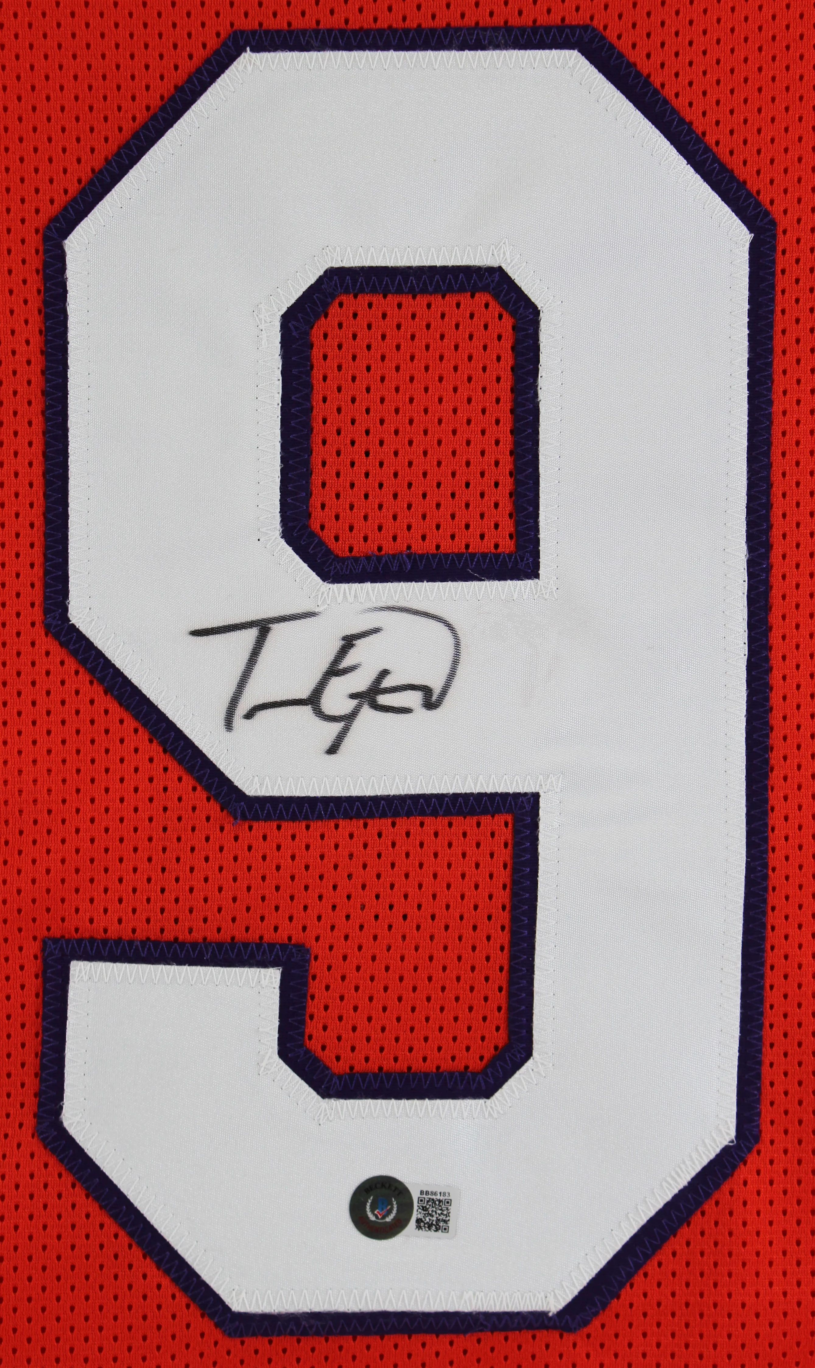 Clemson Travis Etienne Authentic Signed Orange Pro Style Jersey Autographed BAS - Image 3