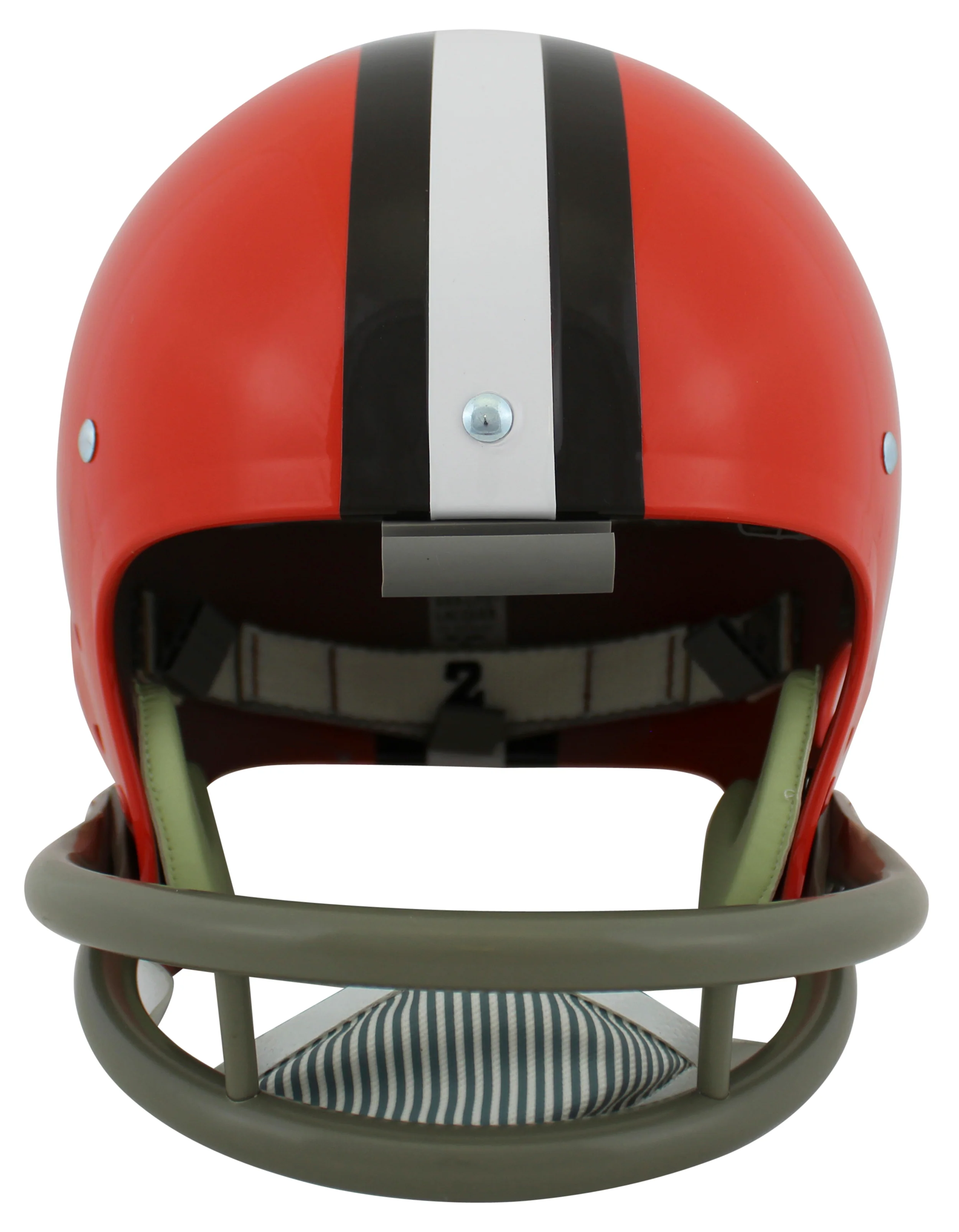 Cleveland Browns Riddell TK 2 Bar Full Size Helmet Un-signed - Image 3