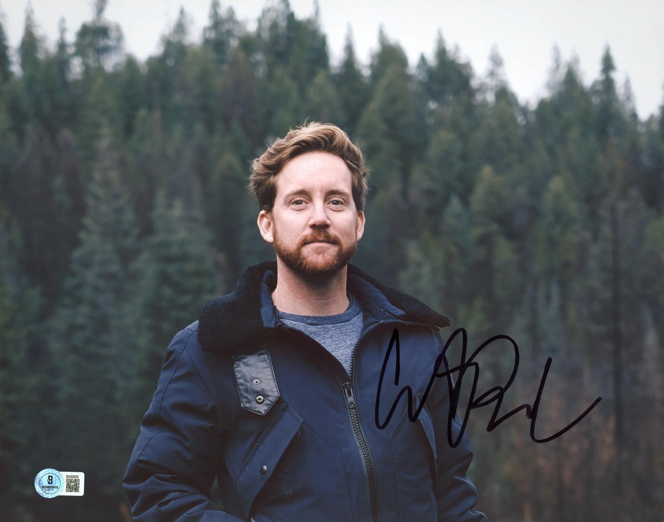 Clint Bentley Train Dreams Authentic Signed 11x14 Horizontal Photo BAS #BV00835 - Image 2