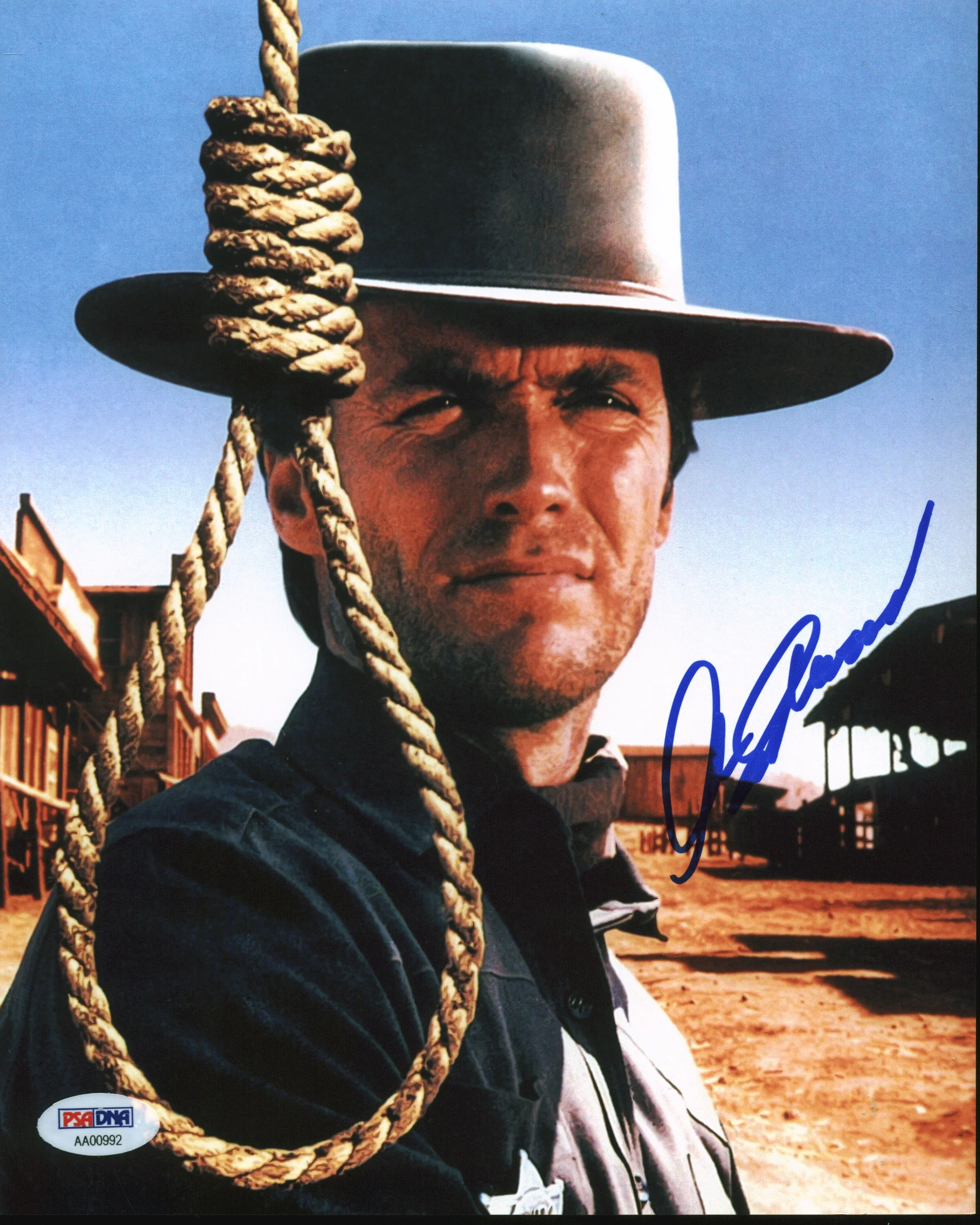 Clint Eastwood Good, the Bad & the Ugly Signed 8x10 Photo Auto 10! BAS #AC26953 - Image 2