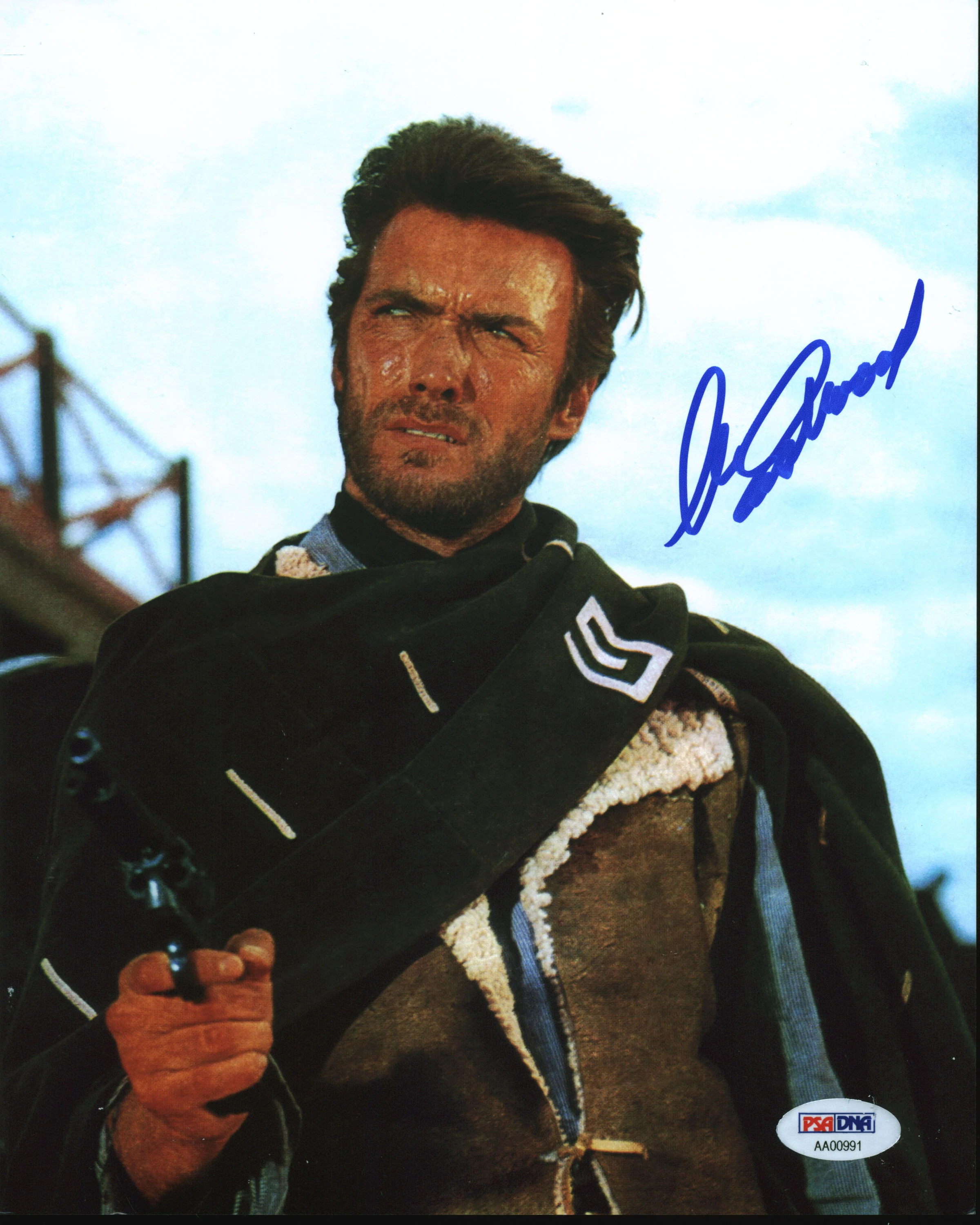 Clint Eastwood Good, the Bad & the Ugly Signed 8x10 Photo Auto 10! BAS #AC26955 - Image 2