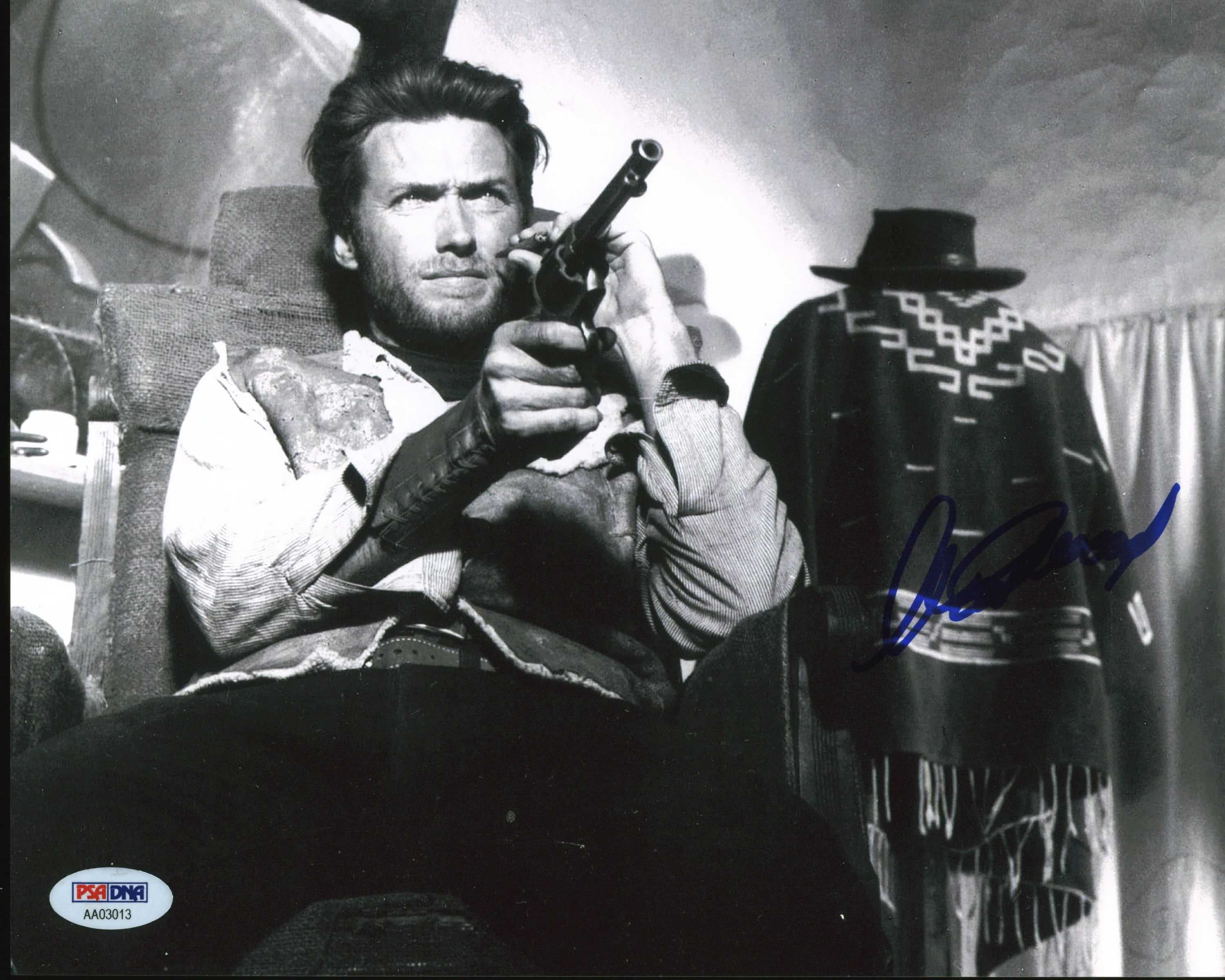 Clint Eastwood Good, the Bad & the Ugly Signed 8x10 Photo Auto 10! BAS #AC26962 - Image 2