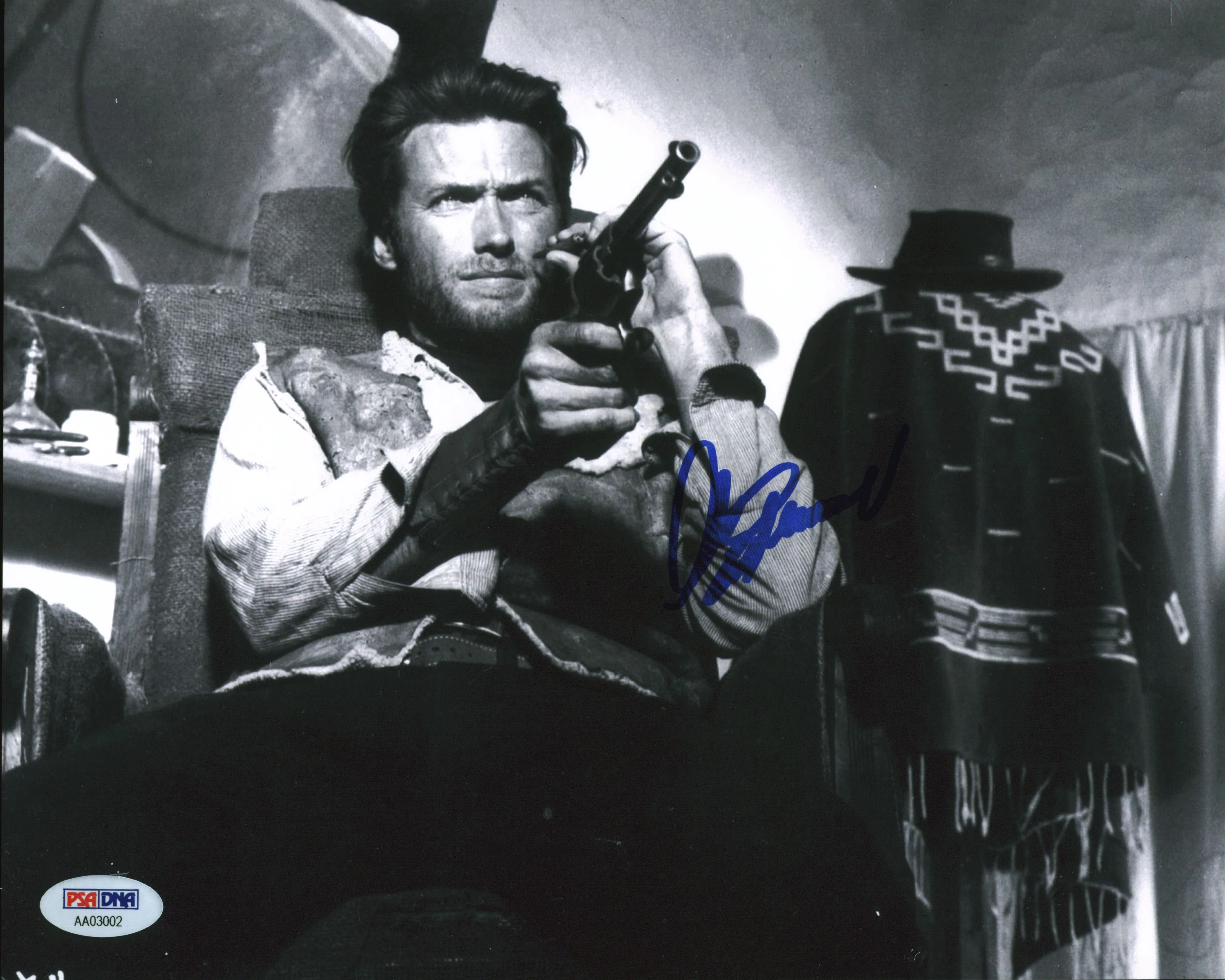 Clint Eastwood Good, the Bad & the Ugly Signed 8x10 Photo Auto 10! BAS #AC26971 - Image 2