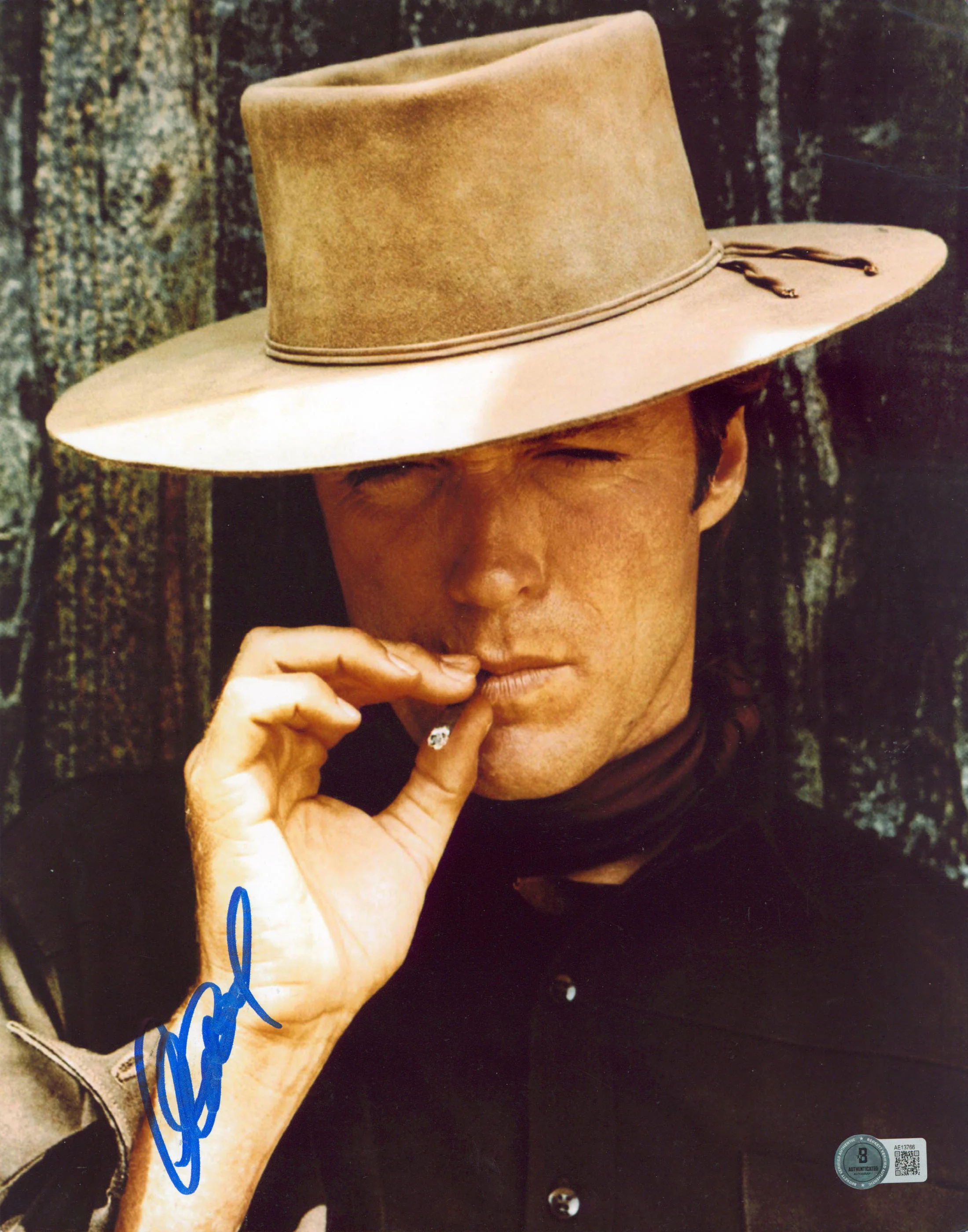Clint Eastwood Hang 'Em High Authentic Signed 11x14 Vertical Photo BAS #AE13766 - Image 2