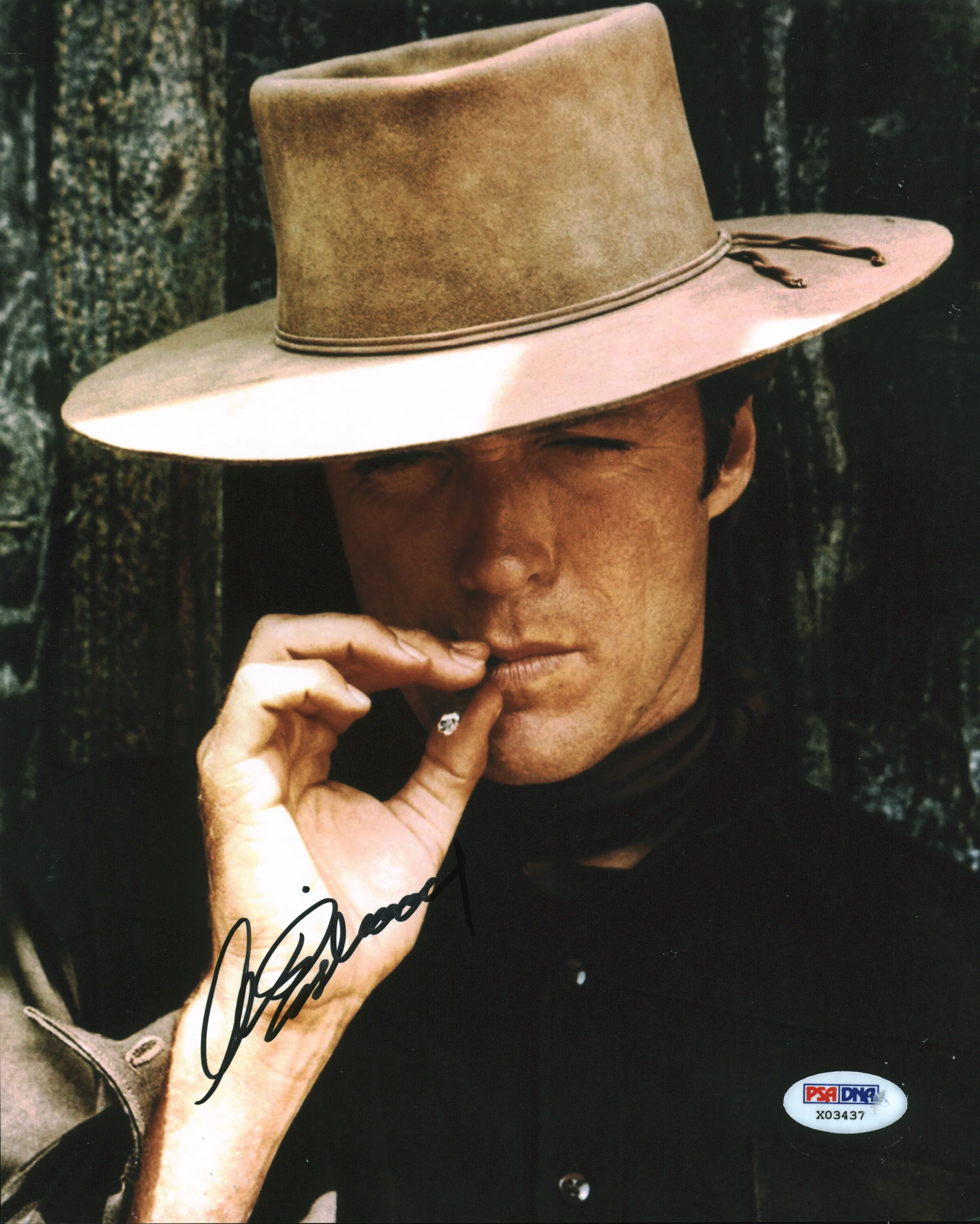 Clint Eastwood Hang 'Em High Authentic Signed 8x10 Photo Auto 10! BAS #AD64022