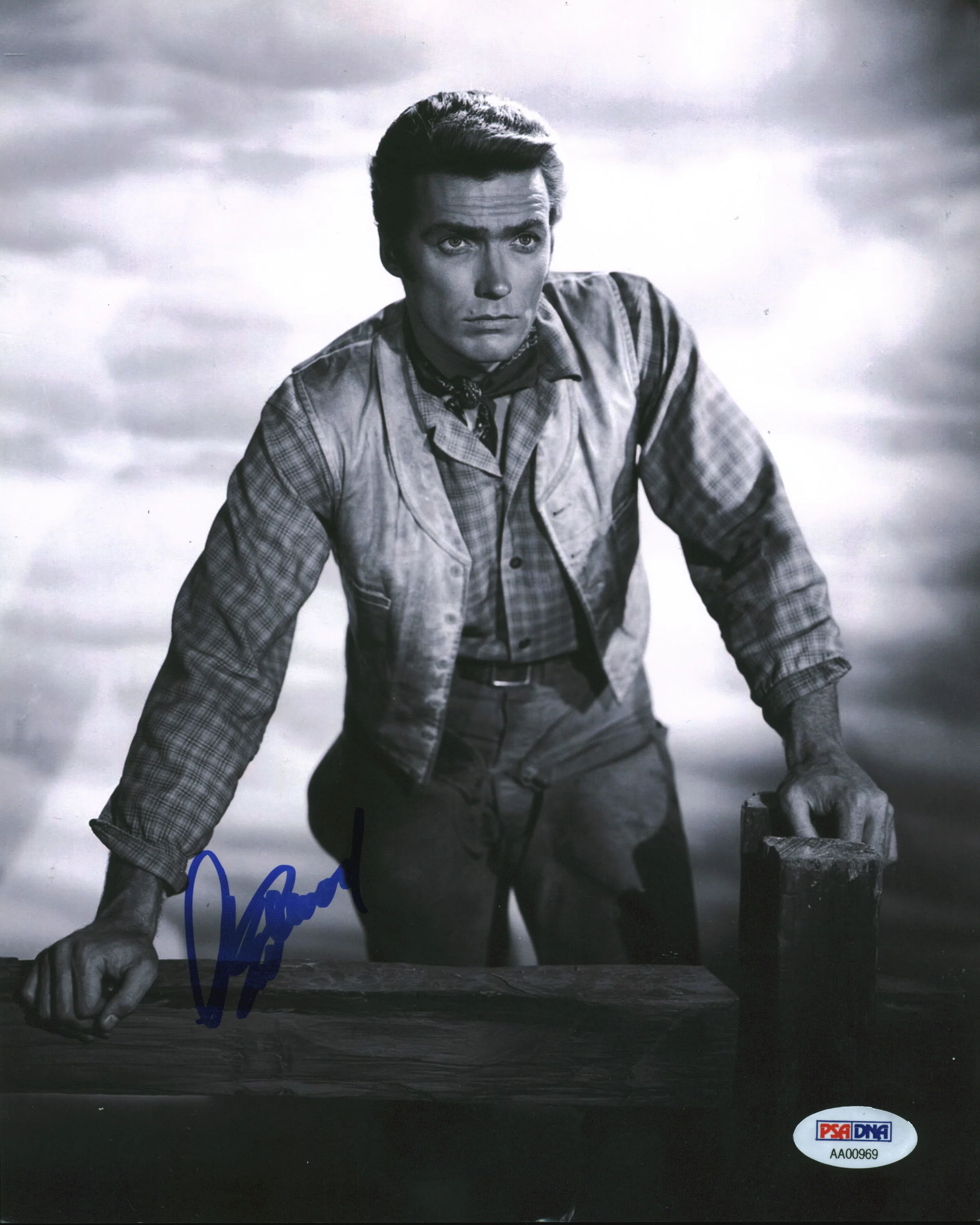 Clint Eastwood Rawhide Authentic Signed 8x10 Photo Autographed PSA/DNA #AA00969 - Image 2