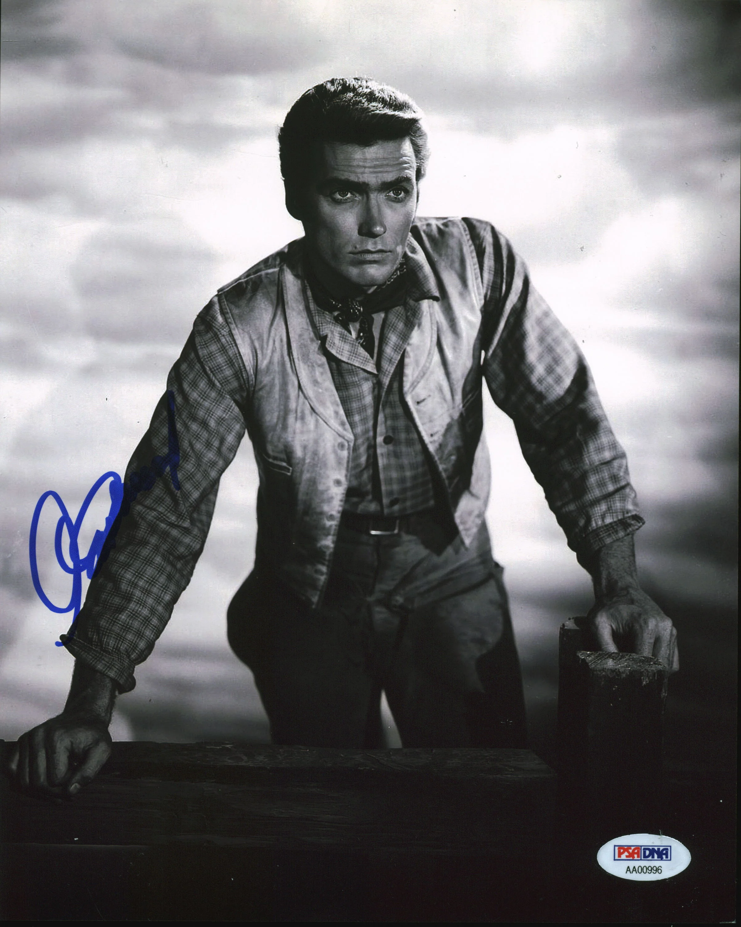Clint Eastwood Rawhide Authentic Signed 8x10 Photo Autographed PSA/DNA #AA00996 - Image 2
