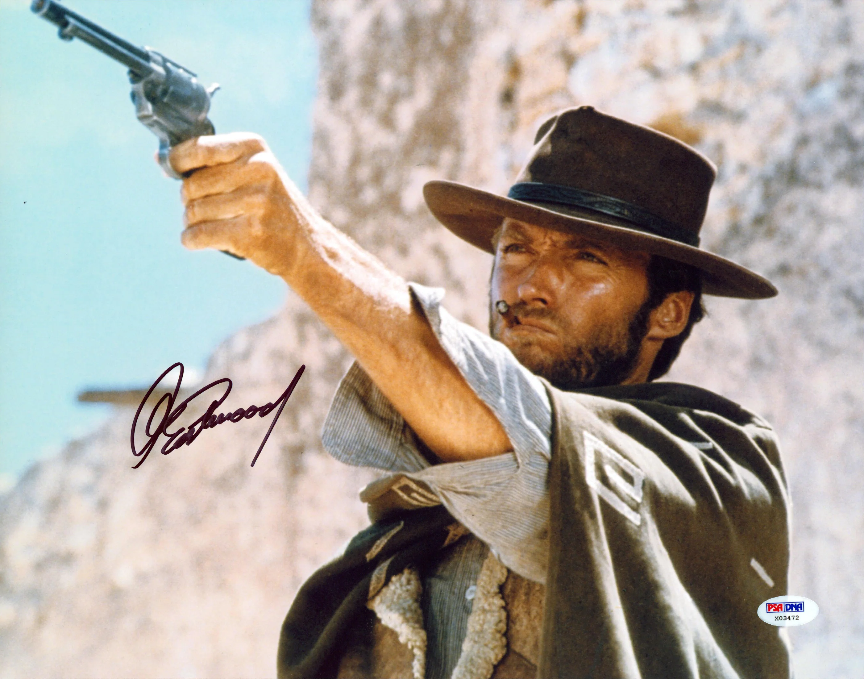 Clint Eastwood The Good, the Bad and the Ugly Signed 11x14 Photo PSA/DNA #X03472 - Image 2