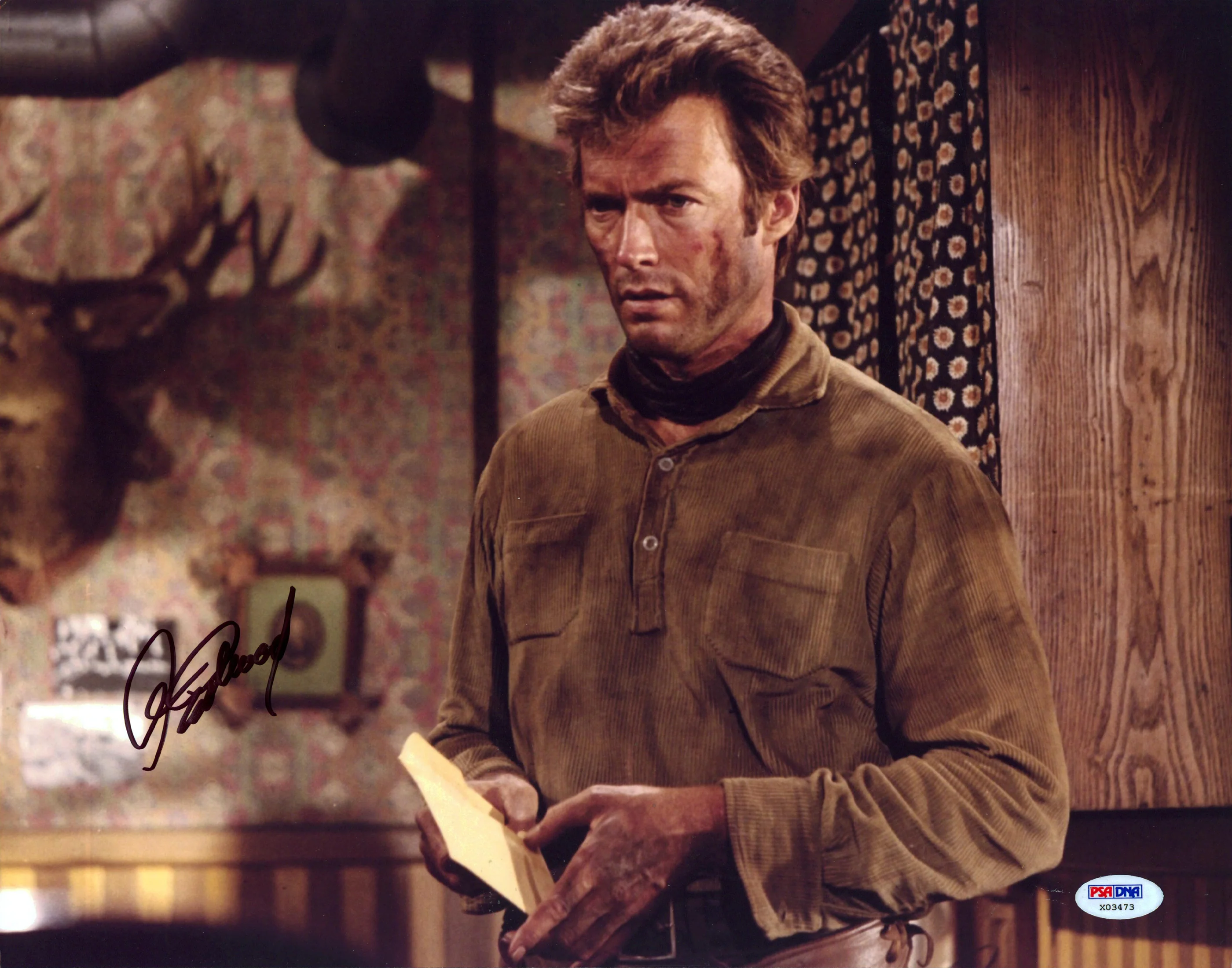 Clint Eastwood The Good, the Bad and the Ugly Signed 11x14 Photo PSA/DNA #X03473 - Image 2