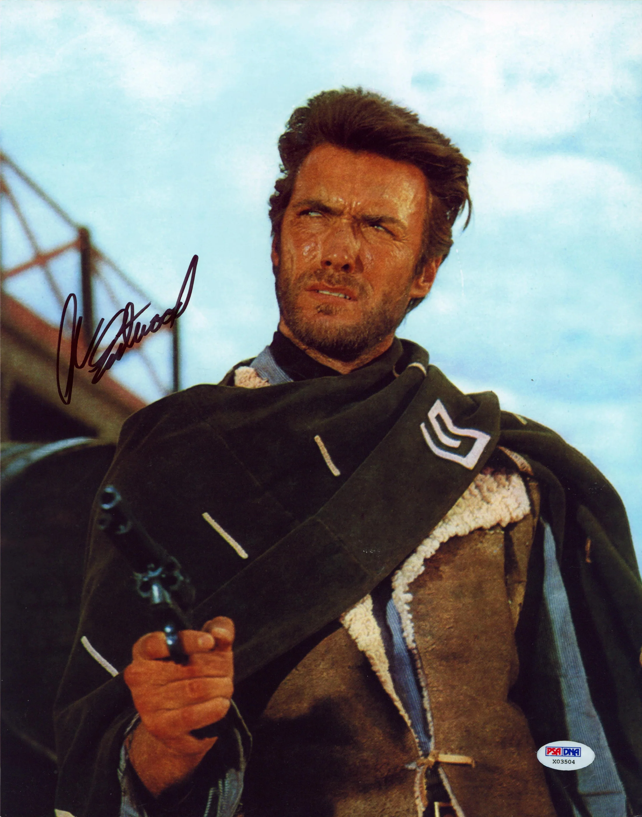 Clint Eastwood The Good, the Bad and the Ugly Signed 11x14 Photo PSA/DNA #X03504 - Image 2