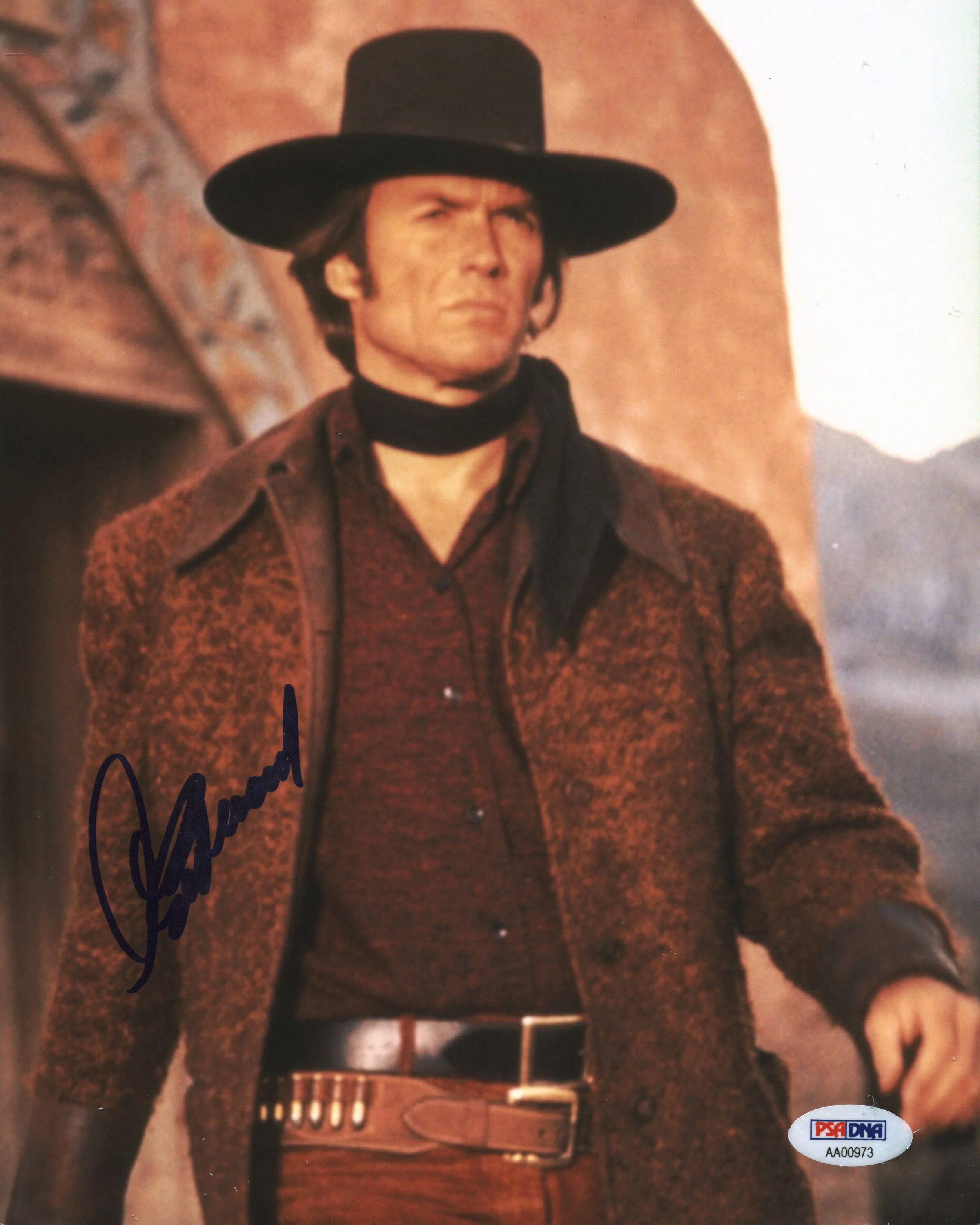 Clint Eastwood The Good, the Bad and the Ugly Signed 8x10 Photo PSA/DNA #AA00973 - Image 2