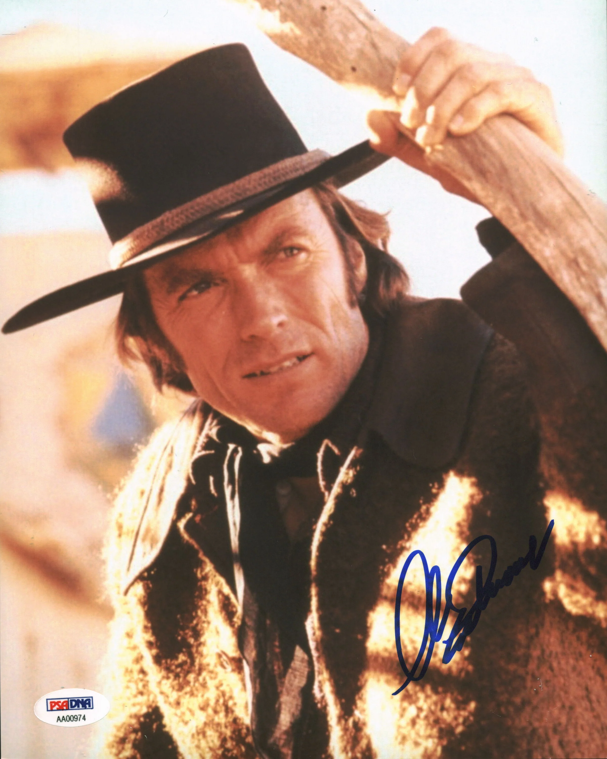 Clint Eastwood The Good, the Bad and the Ugly Signed 8x10 Photo PSA/DNA #AA00974 - Image 2