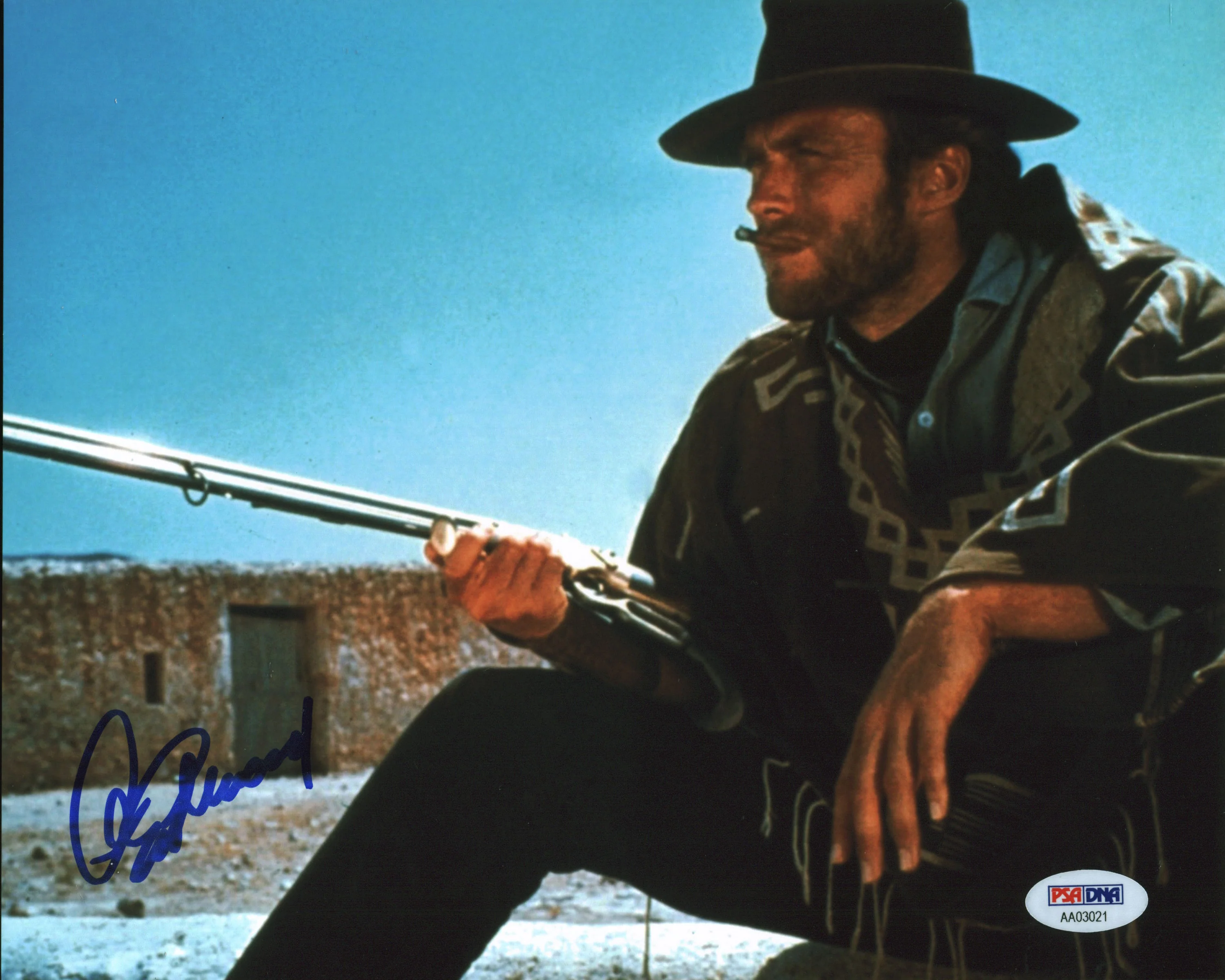 Clint Eastwood The Good, the Bad and the Ugly Signed 8x10 Photo PSA/DNA #AA03021 - Image 2