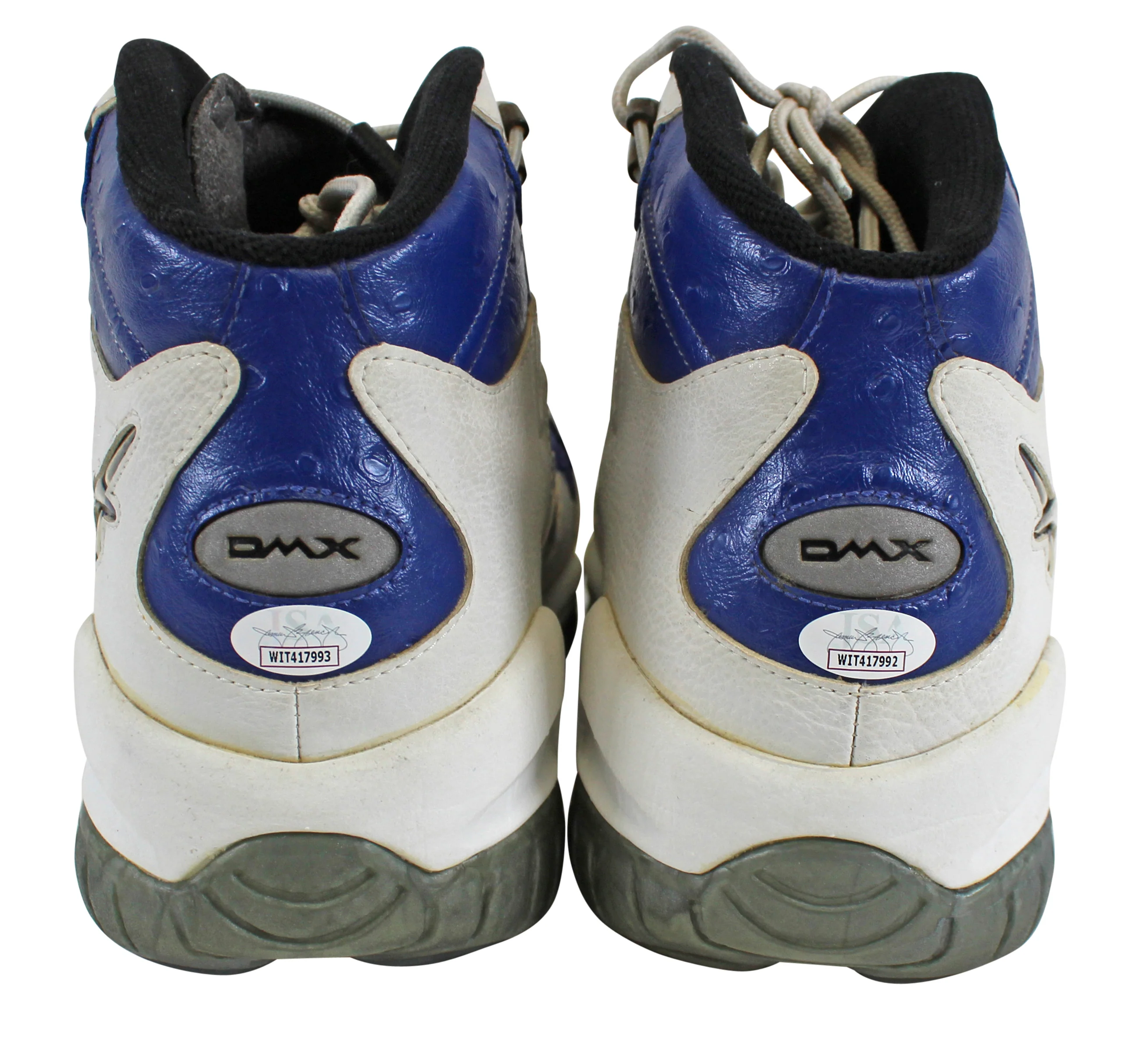 Clyde Drexler Signed 1997-98 Final Season Game Used Reebok DMX Size 15 Shoes JSA - Image 10