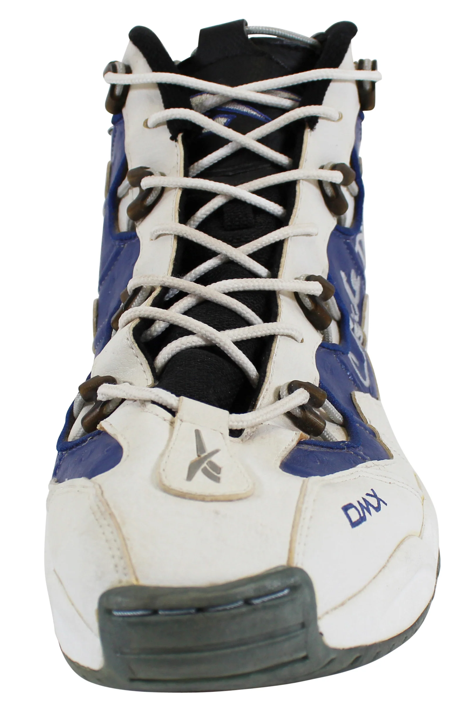Clyde Drexler Signed 1997-98 Final Season Game Used Reebok DMX Size 15 Shoes JSA - Image 5