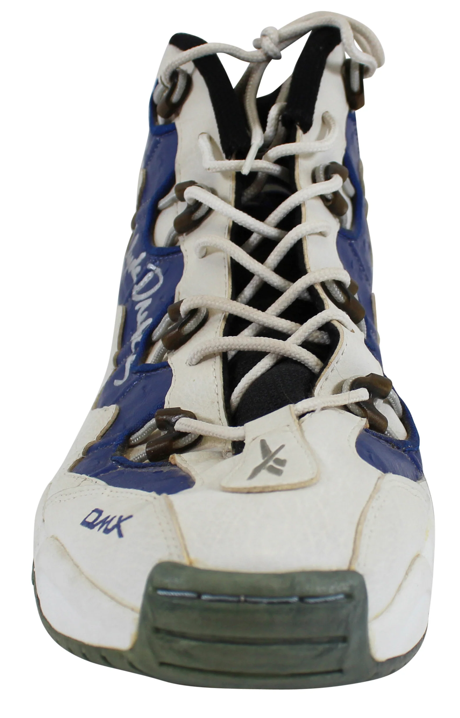 Clyde Drexler Signed 1997-98 Final Season Game Used Reebok DMX Size 15 Shoes JSA - Image 8