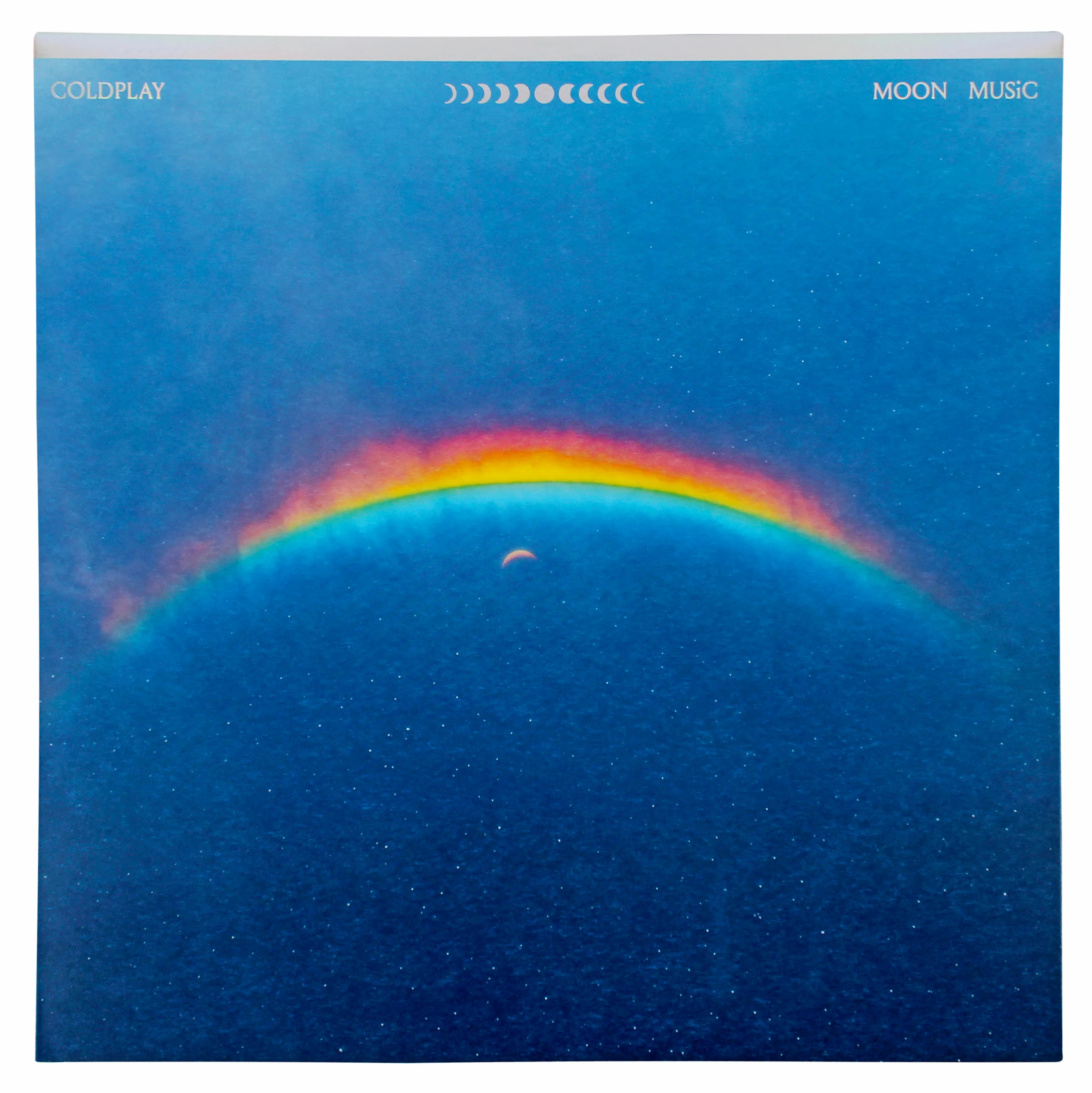 Coldplay Martin, Berryman +2 Signed Moon Music Album Flat w/ Album & Vinyl BAS - Image 8