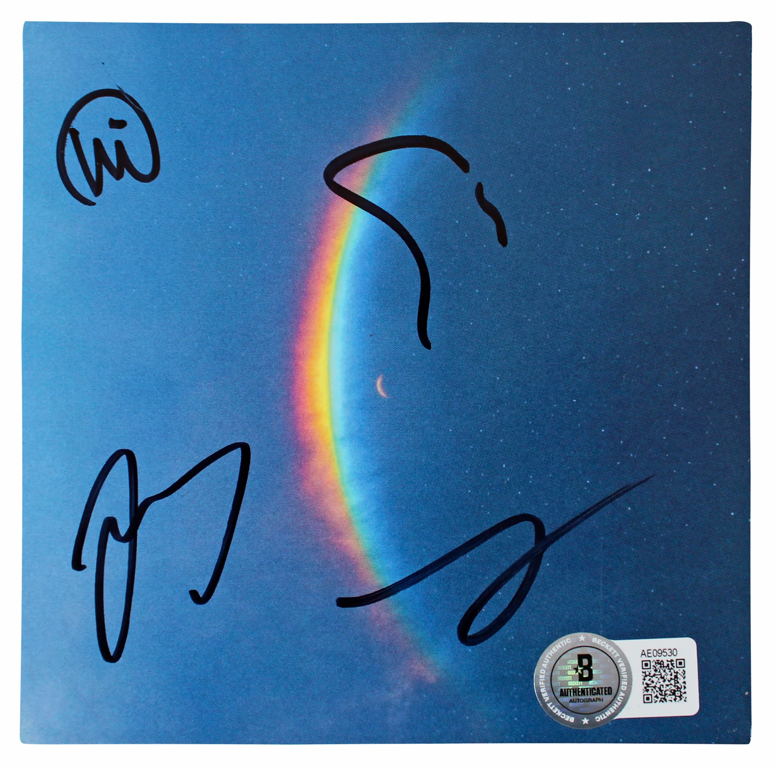 Coldplay Martin, Berryman, Champion +1 Signed Moon Music CD Insert w/ Disk BAS - Image 3