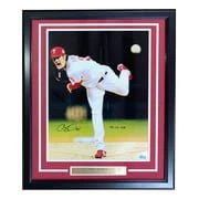 Cole Hamels Signed Framed 16x20 Phillies Vertical Photo 08 WS MVP BAS ITP - Image 5