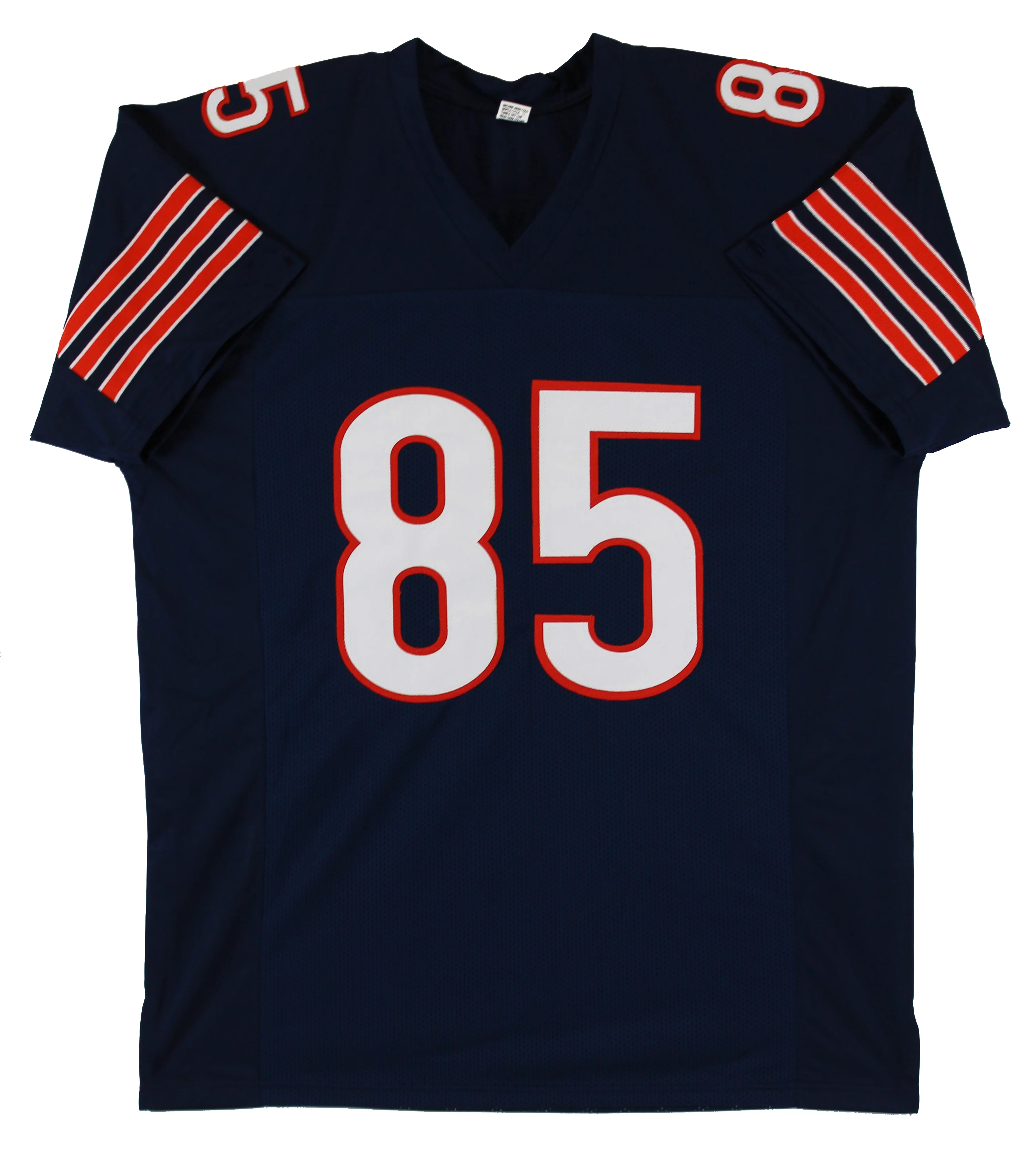 Cole Kmet Authentic Signed Navy Blue Pro Style Jersey Autographed BAS Witnessed - Image 4