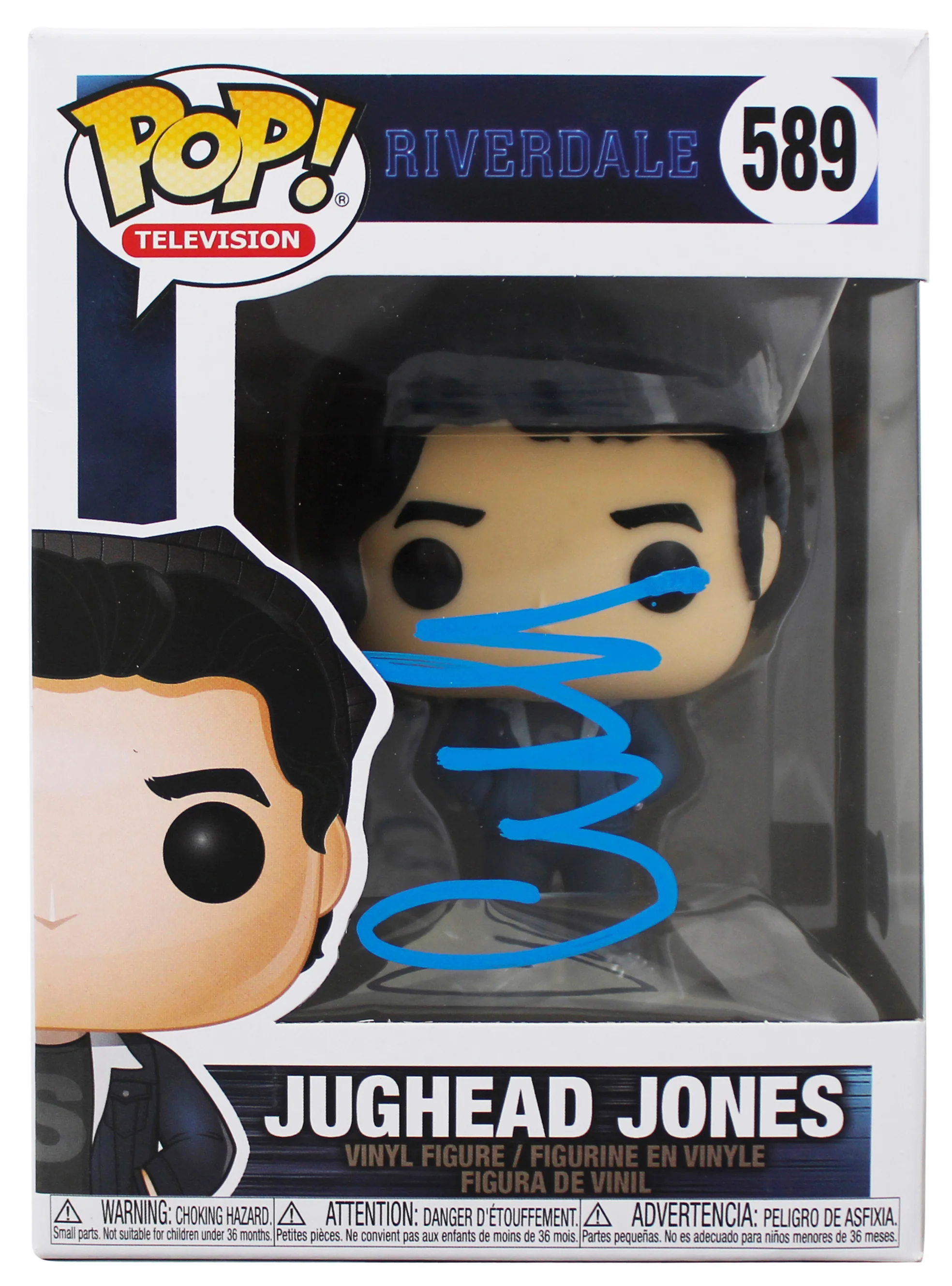 Cole Sprouse Riverdale Signed Jughead Jones Funko Pop Vinyl Figure BAS #BU55088 - Image 2
