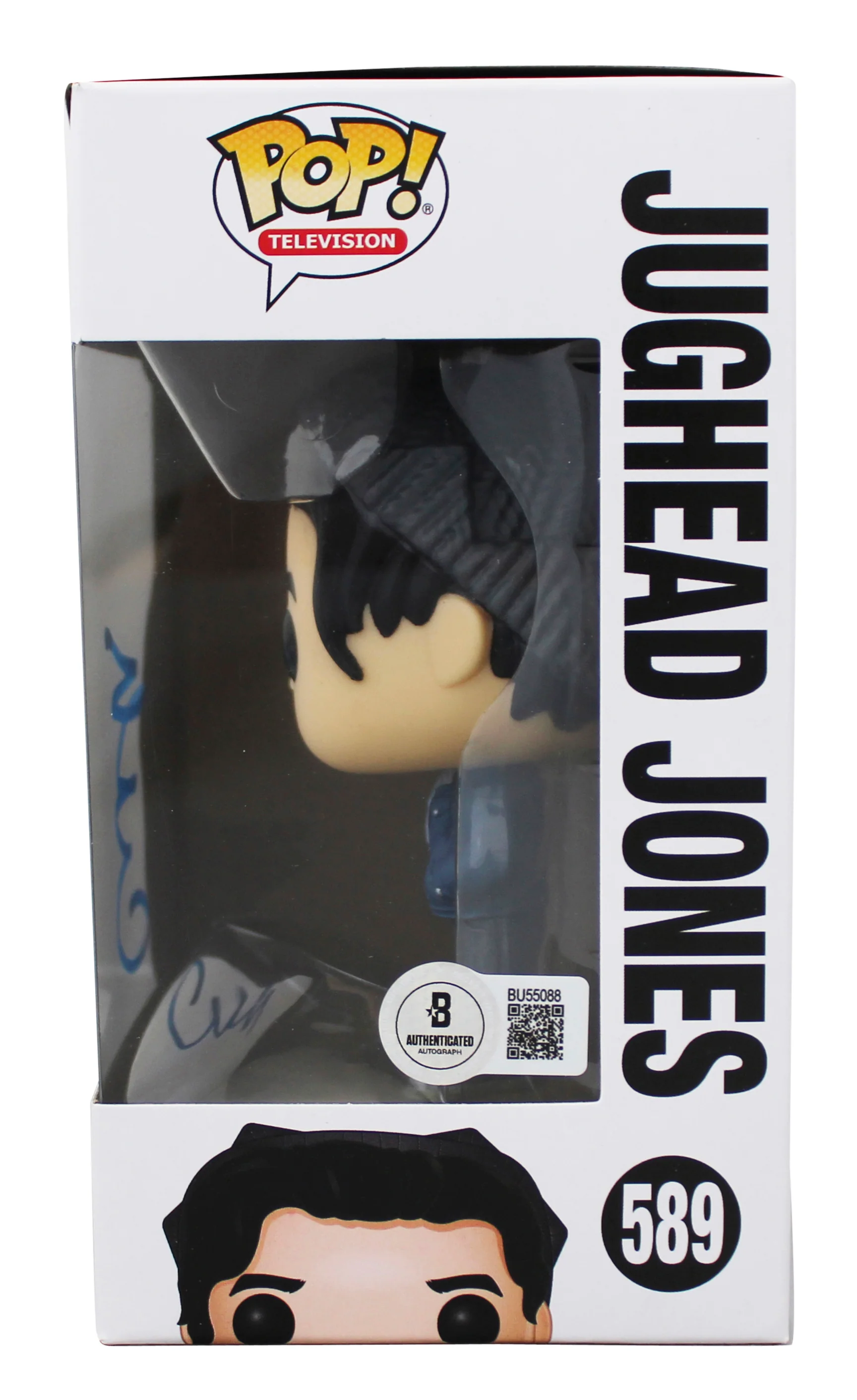 Cole Sprouse Riverdale Signed Jughead Jones Funko Pop Vinyl Figure BAS #BU55088 - Image 4