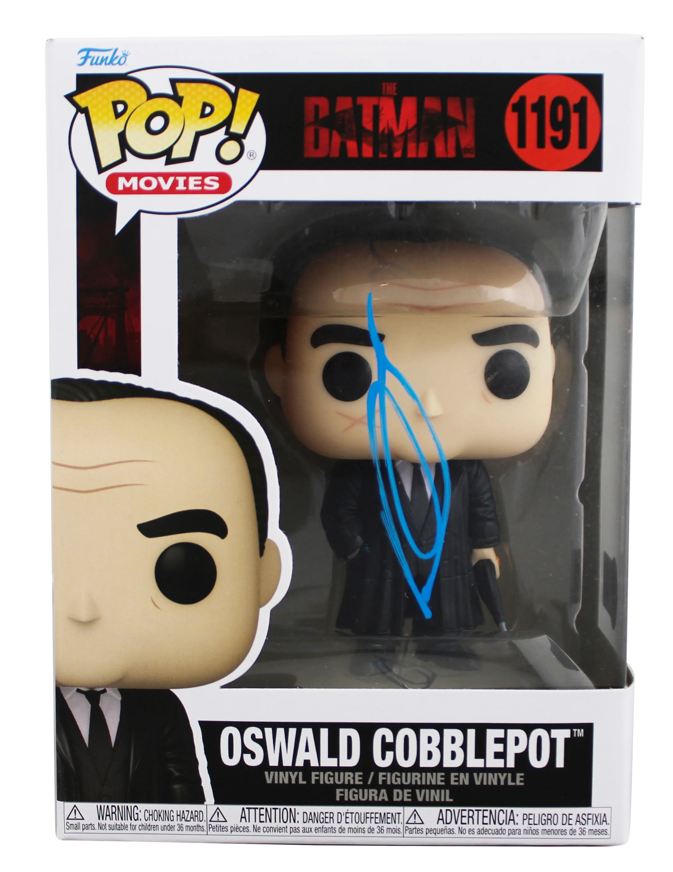 Colin Farrell Signed Oswald Cobblepot #1191 Funko Pop Vinyl Figure BAS #BQ56012 - Image 2