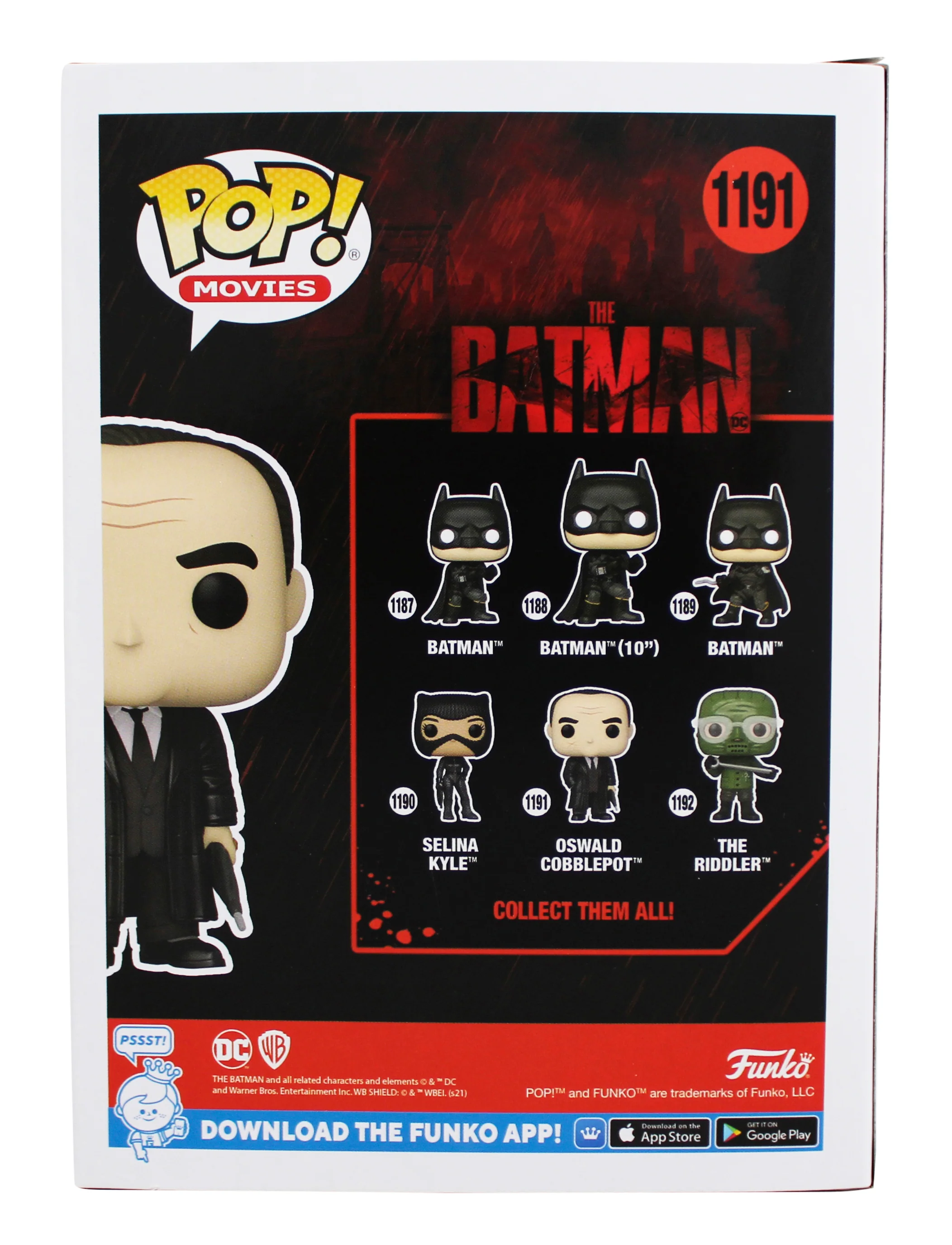 Colin Farrell Signed Oswald Cobblepot #1191 Funko Pop Vinyl Figure BAS #BQ56012 - Image 5