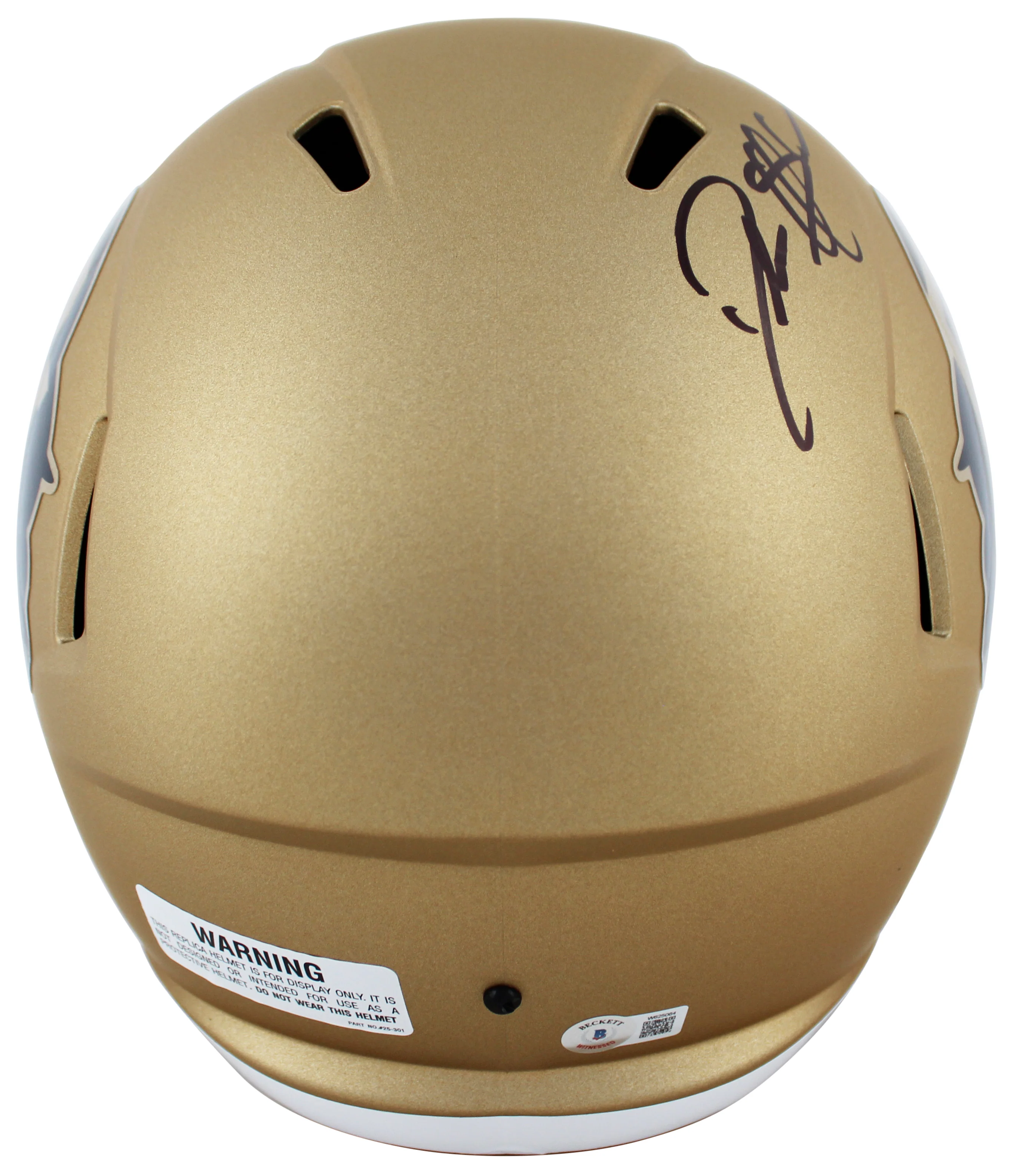 Colorado Deion Sanders Authentic Signed Full Size Speed Rep Helmet BAS Witnessed - Image 4