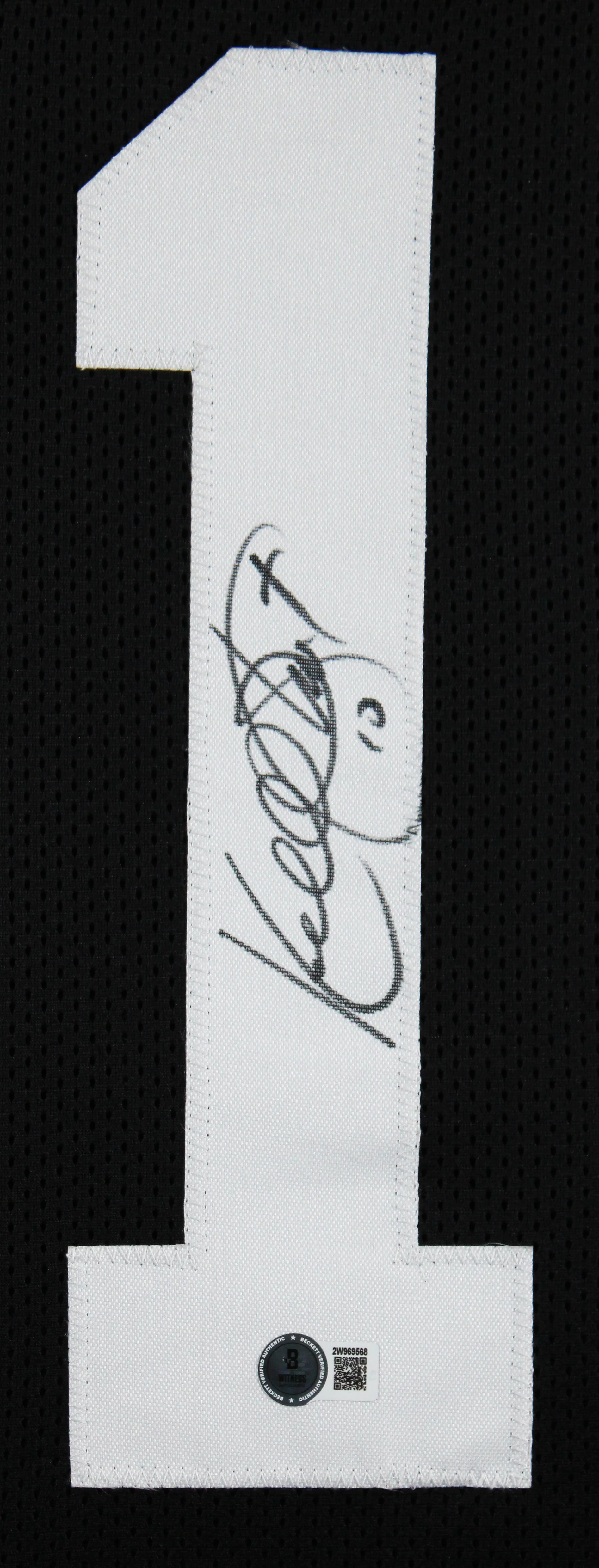Colorado Kordell Stewart Signed Black Pro Style Framed Jersey BAS Witnessed - Image 3