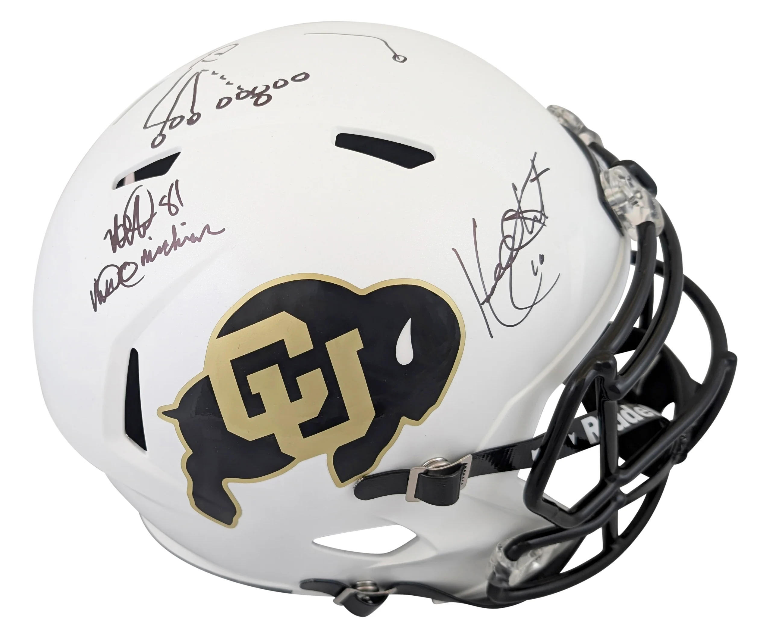 Colorado Stewart & Westbrook "Miracle" Signed F/S Speed Rep Helmet W/ Case BAS W - Image 3