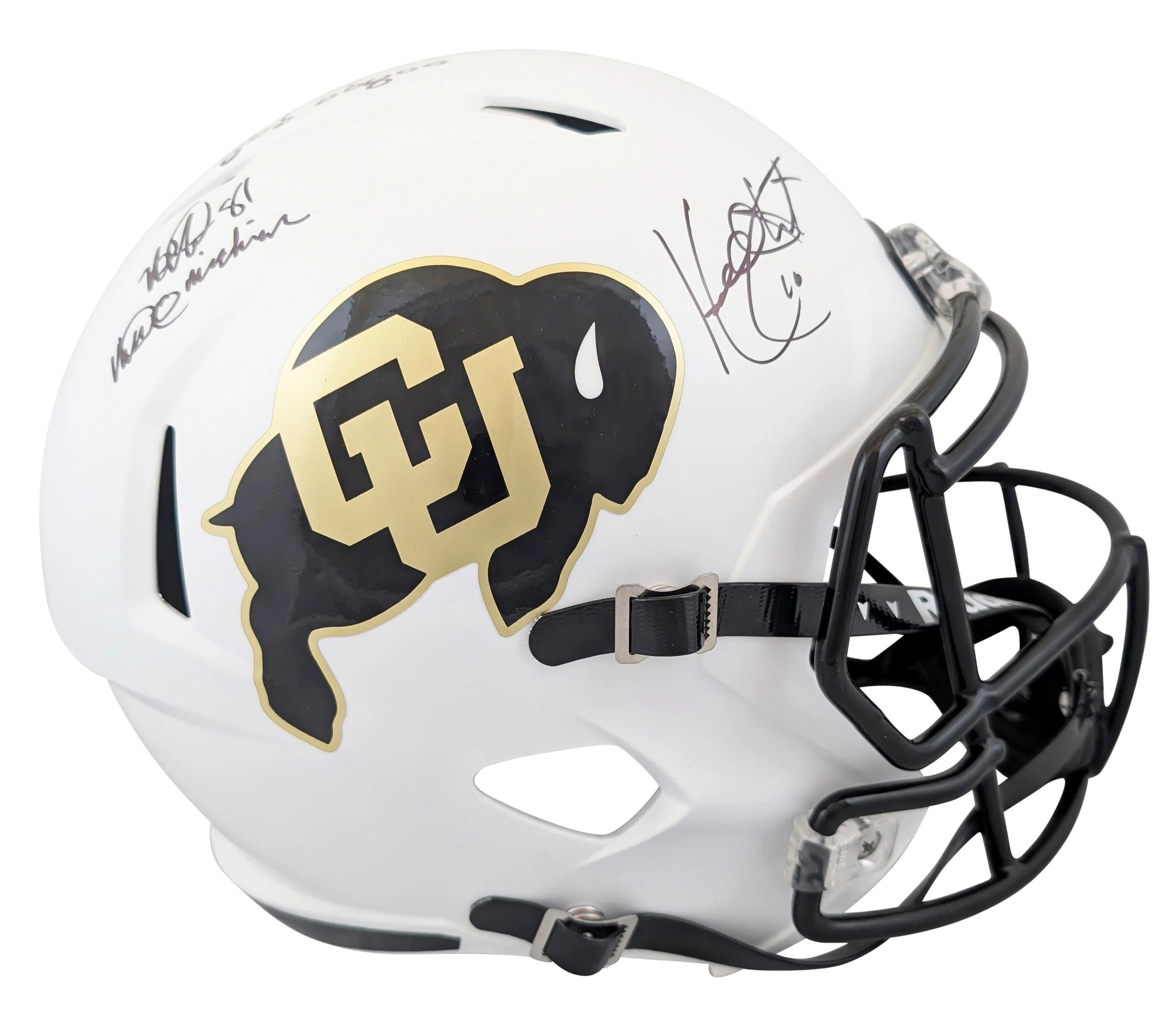 Colorado Stewart & Westbrook "Miracle" Signed F/S Speed Rep Helmet W/ Case BAS W - Image 4