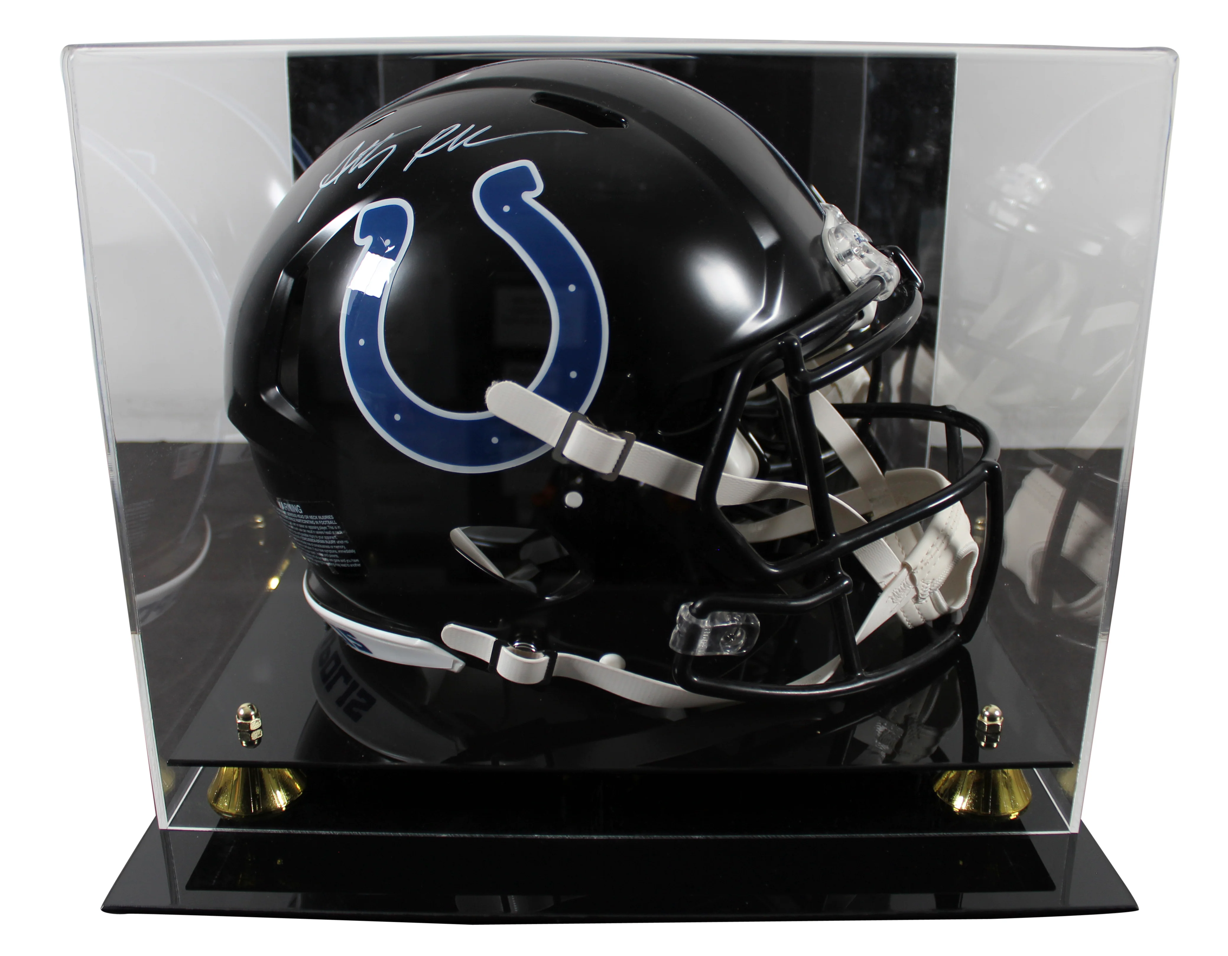 Colts Anthony Richardson Signed 2023 F/S Speed Proline Helmet W/ Case Fanatics - Image 2