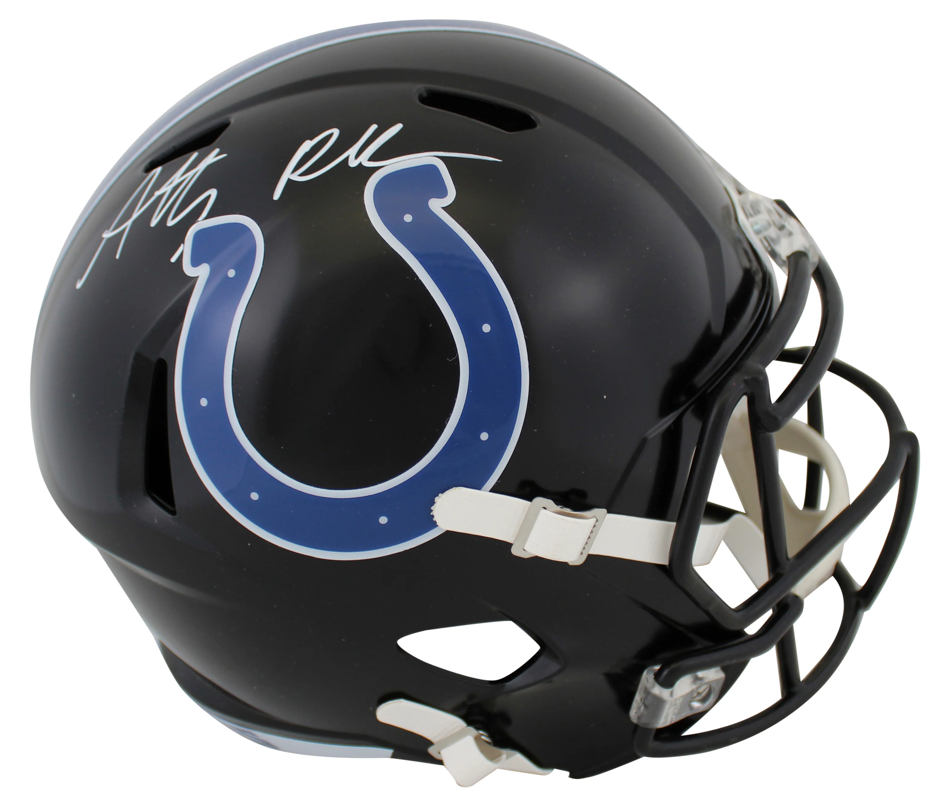 Colts Anthony Richardson Signed 2023 Full Size Speed Rep Helmet W/ Case Fanatics - Image 3