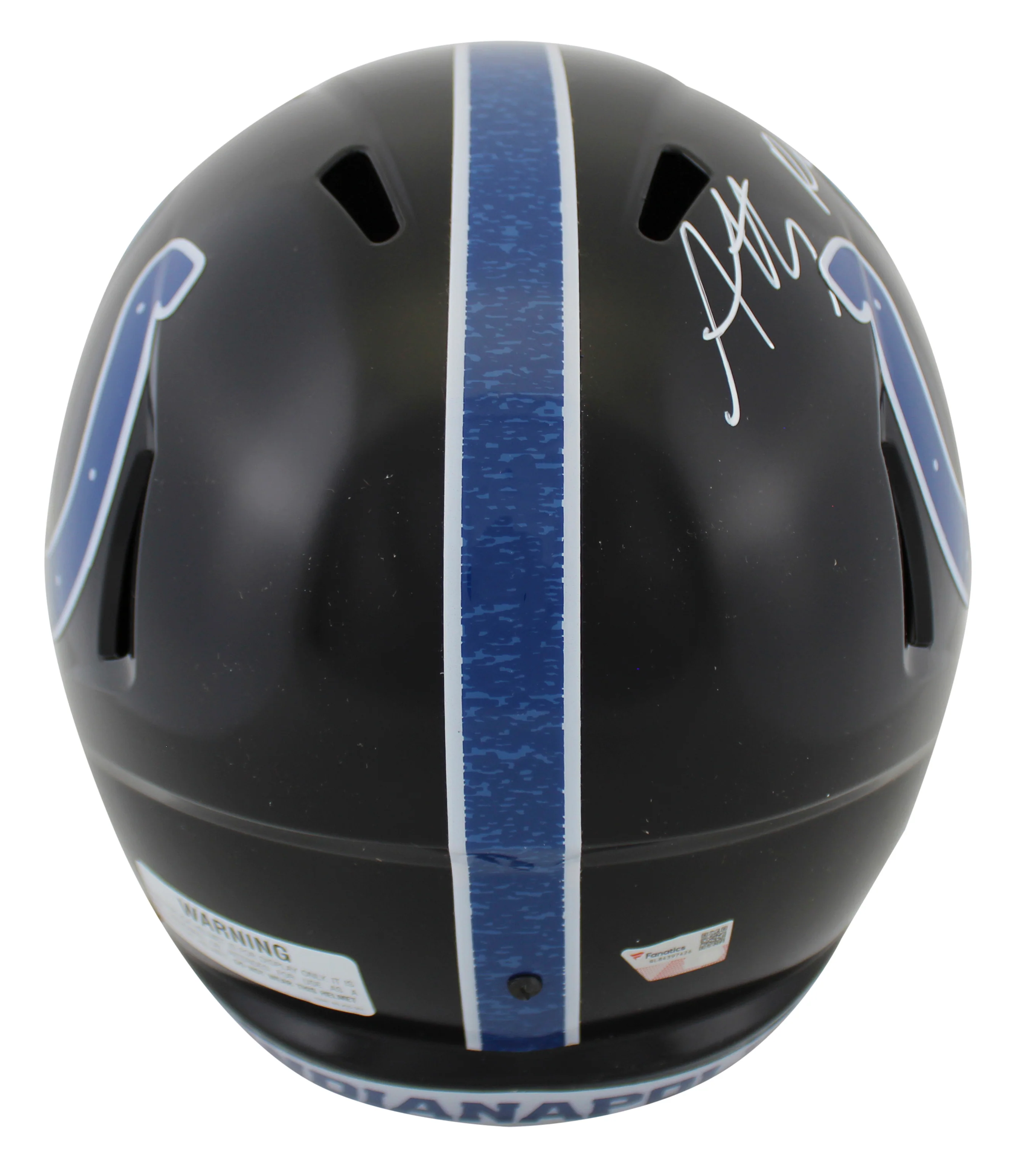 Colts Anthony Richardson Signed 2023 Full Size Speed Rep Helmet W/ Case Fanatics - Image 4