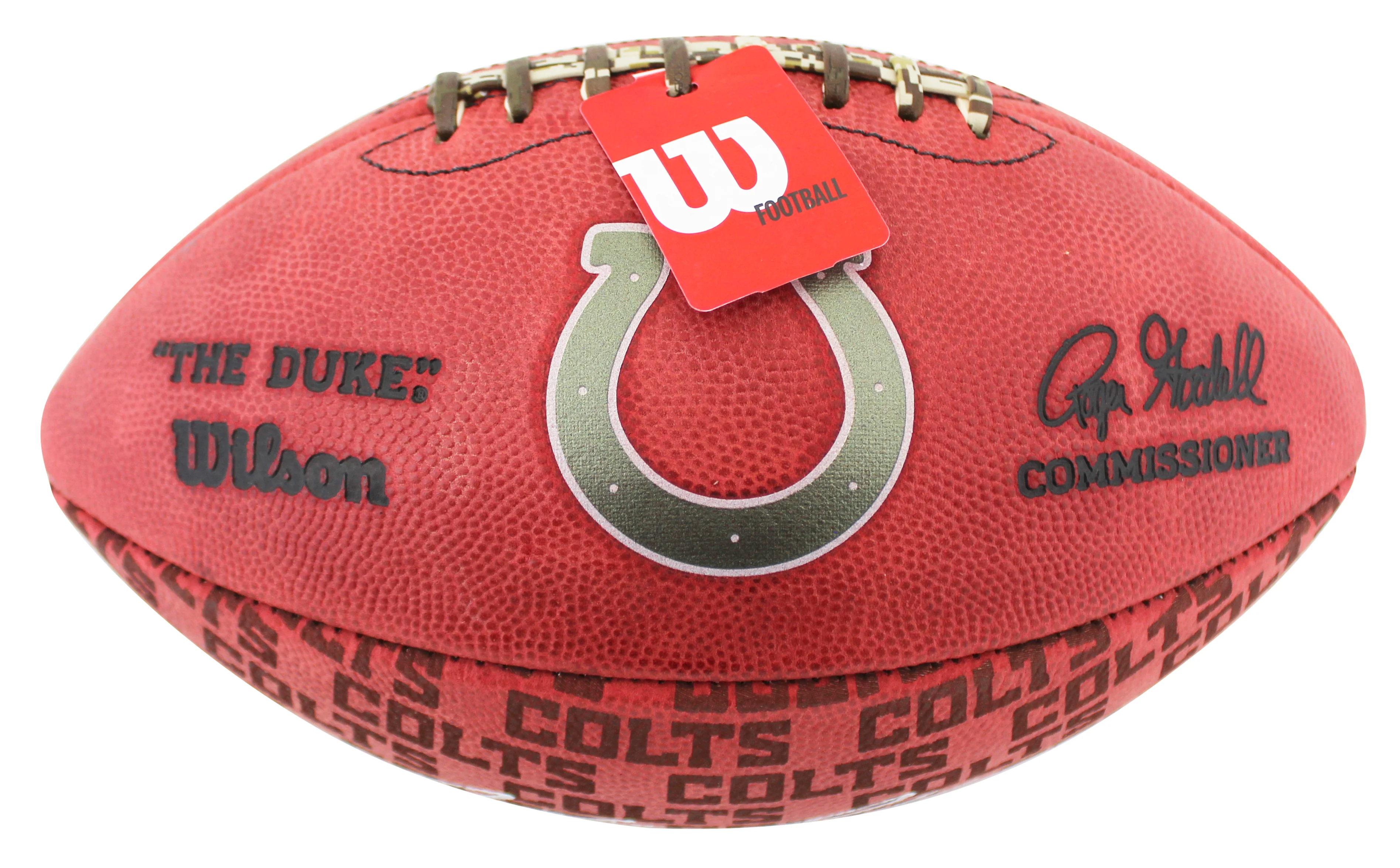 Colts Anthony Richardson Signed Wilson "The Duke" Team Showcase Nfl Football Fan - Image 4