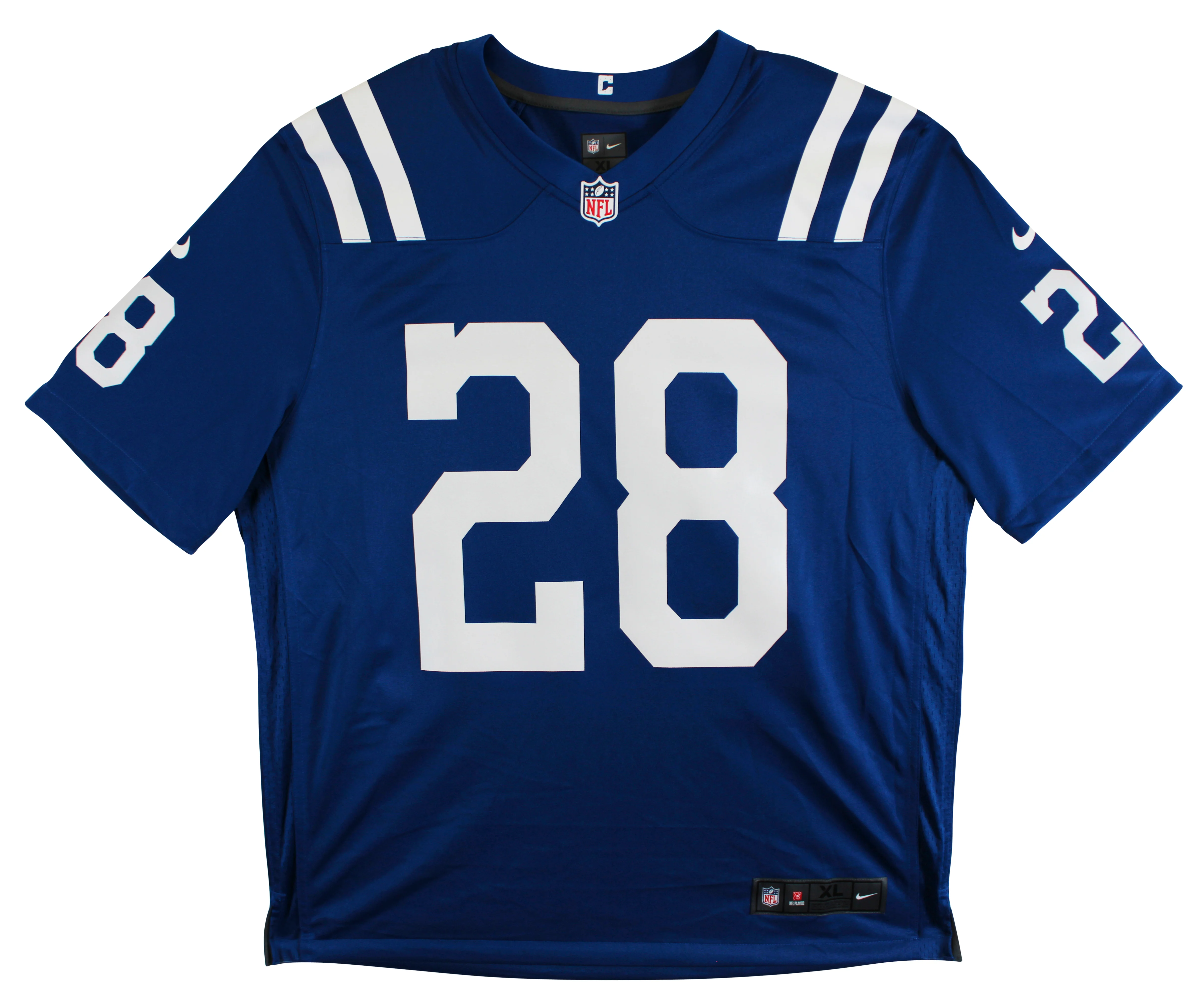 Colts Jonathan Taylor Authentic Signed Blue Nike Limited Jersey BAS Witnessed - Image 5