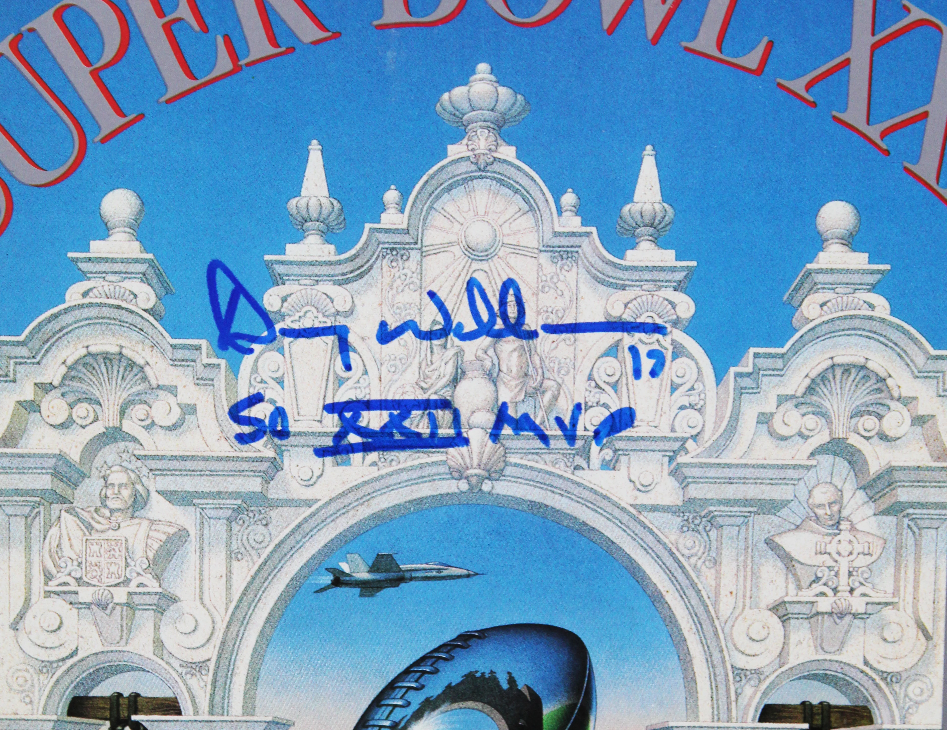 Commanders Doug Williams "SB XXII MVP" Signed Super Bowl XXII Program BAS Wit - Image 3