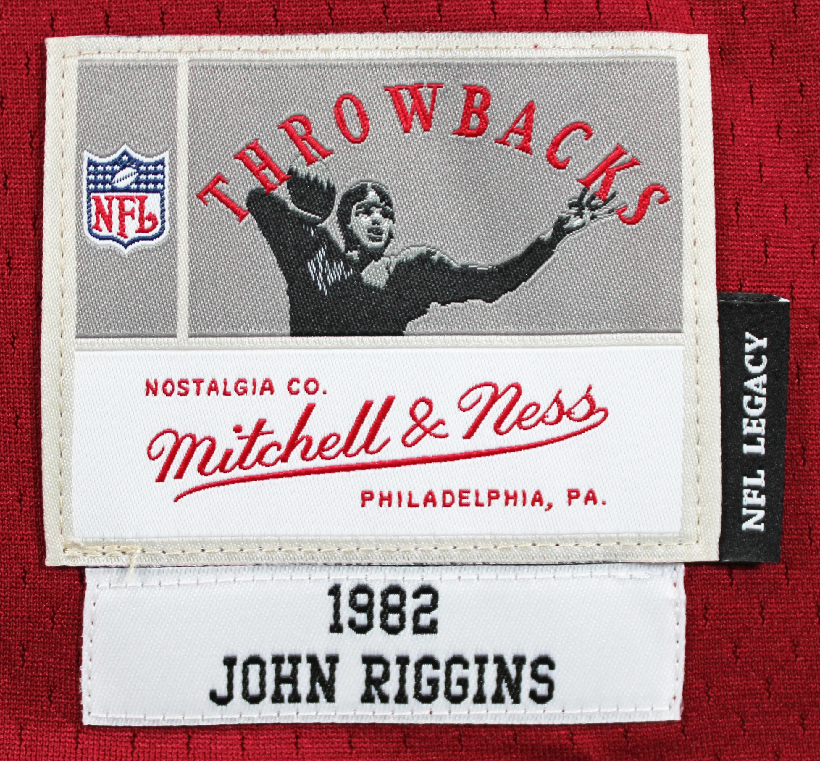 Commanders John Riggins "4x Insc" Signed 1982 Maroon M&N Jersey BAS Witnessed - Image 7