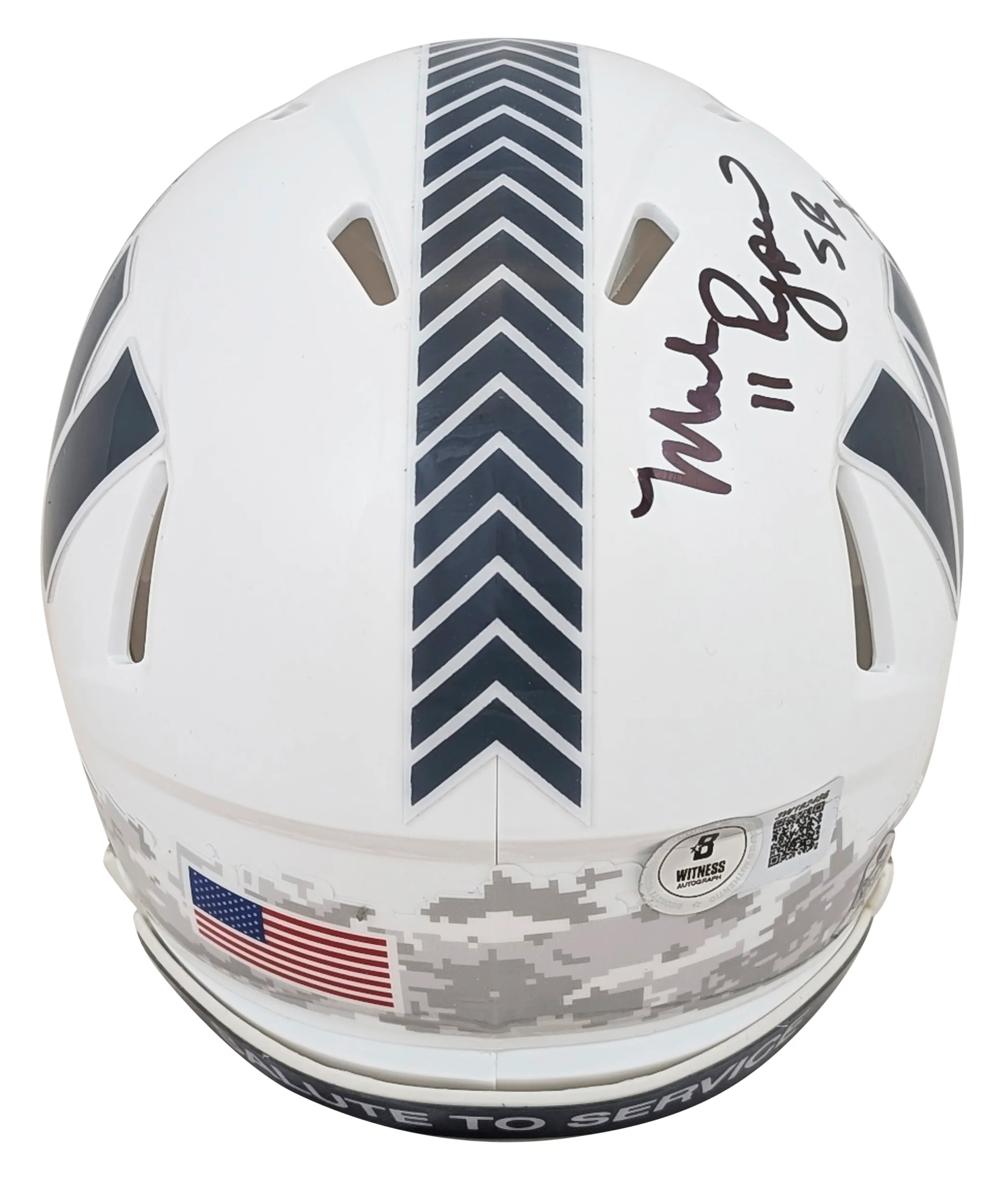 Commanders Mark Rypien "SB MVP" Signed STS III Speed Mini Helmet w/ Case BAS Wit - Image 4