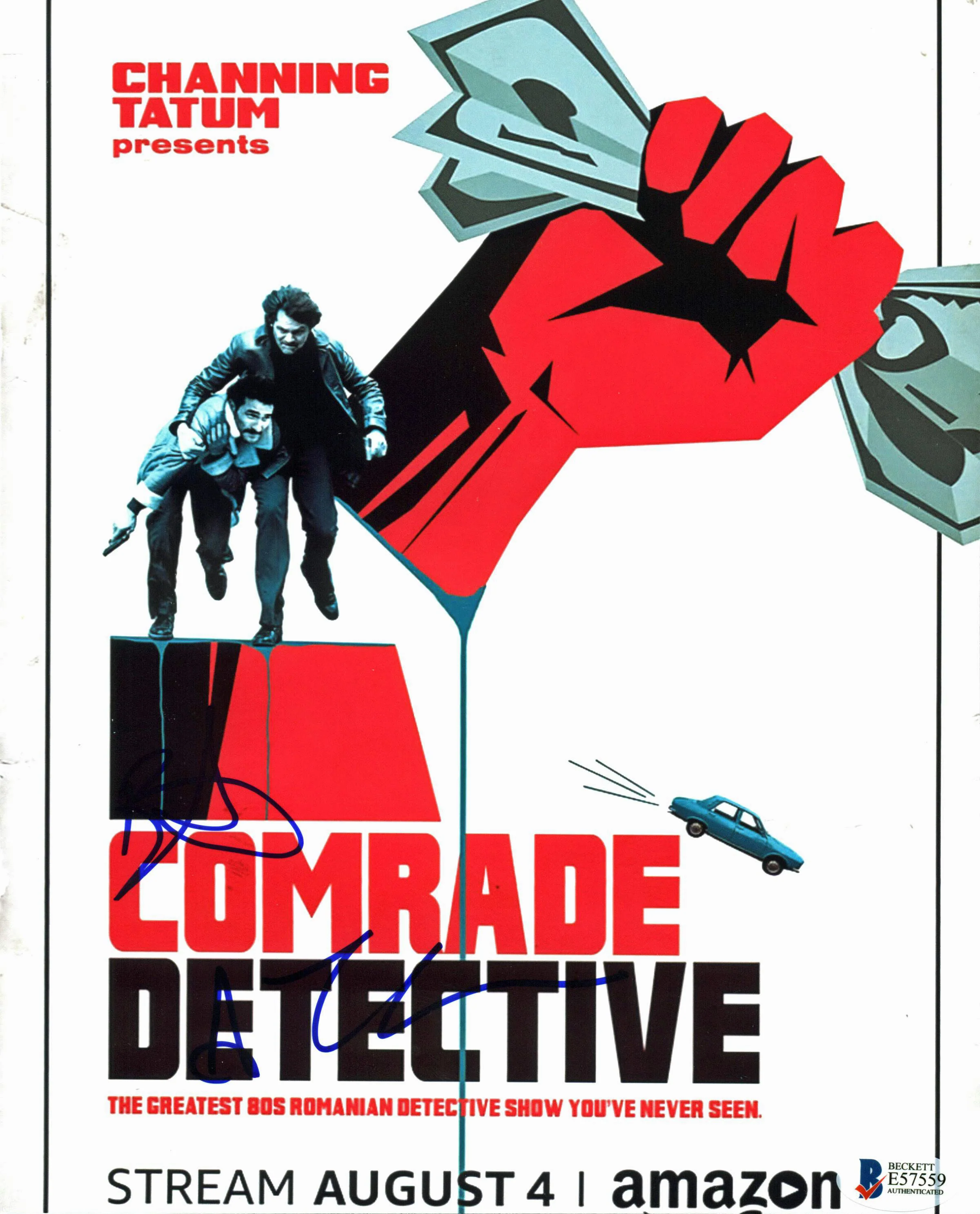 Comrade Detective (2) Tanaka & Gatewood Authentic Signed 8x10 Photo BAS #E57559 - Image 2