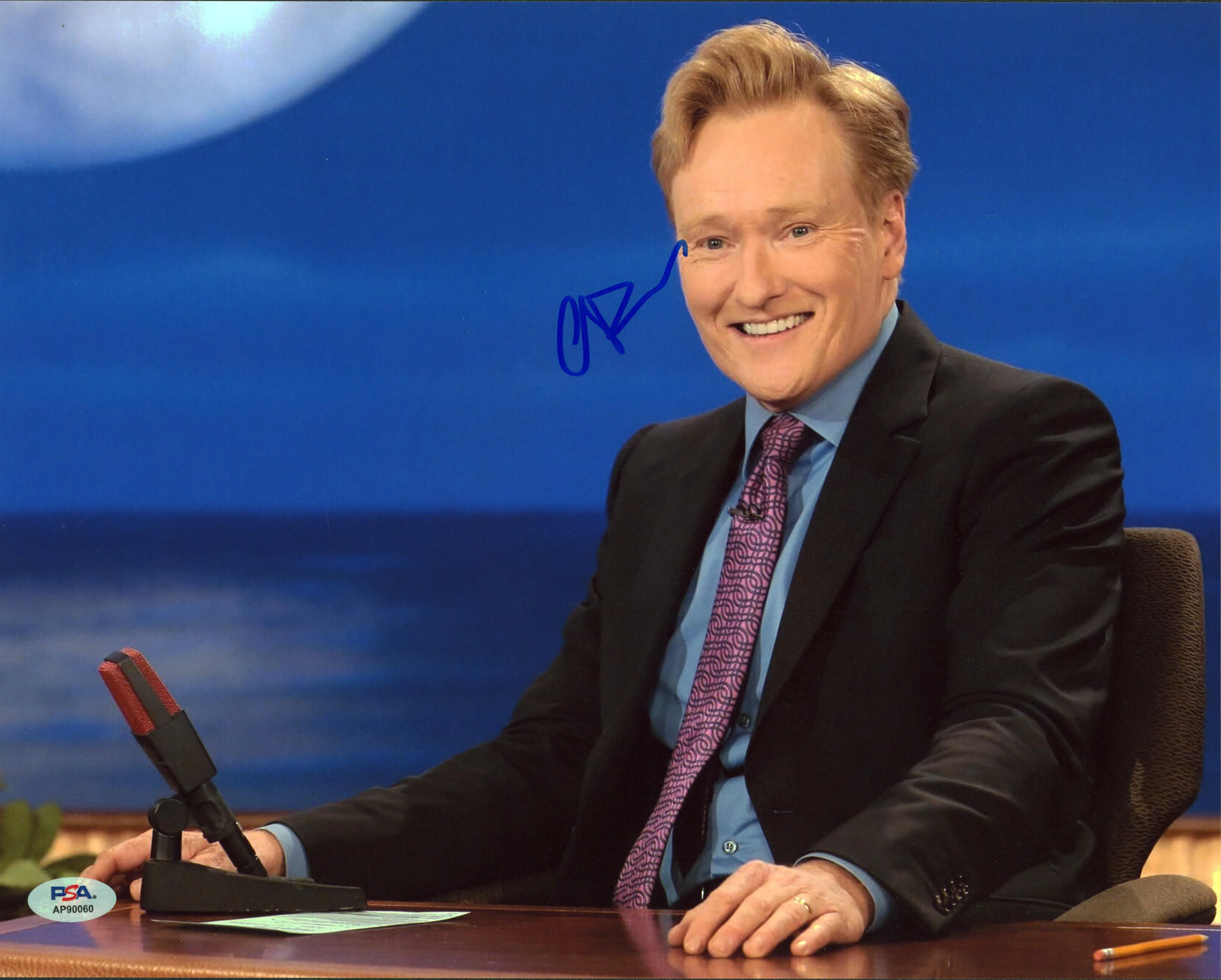 Conan O'Brien The Tonight Show Authentic Signed 11x14 Photo PSA/DNA #AP90060 - Image 2