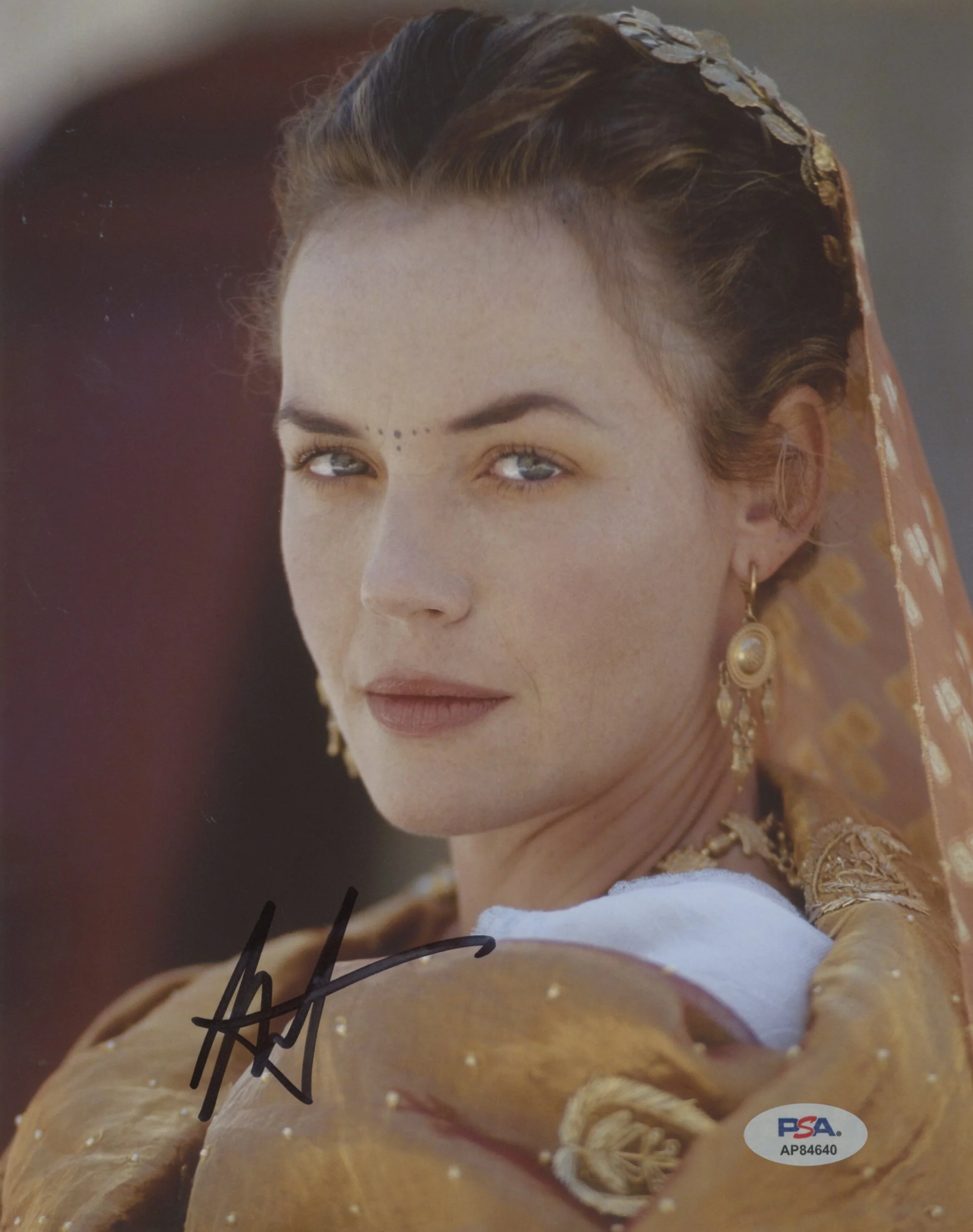 Connie Nielsen Gladiator Authentic Signed 8x10 Vertical Photo PSA/DNA #AP84640