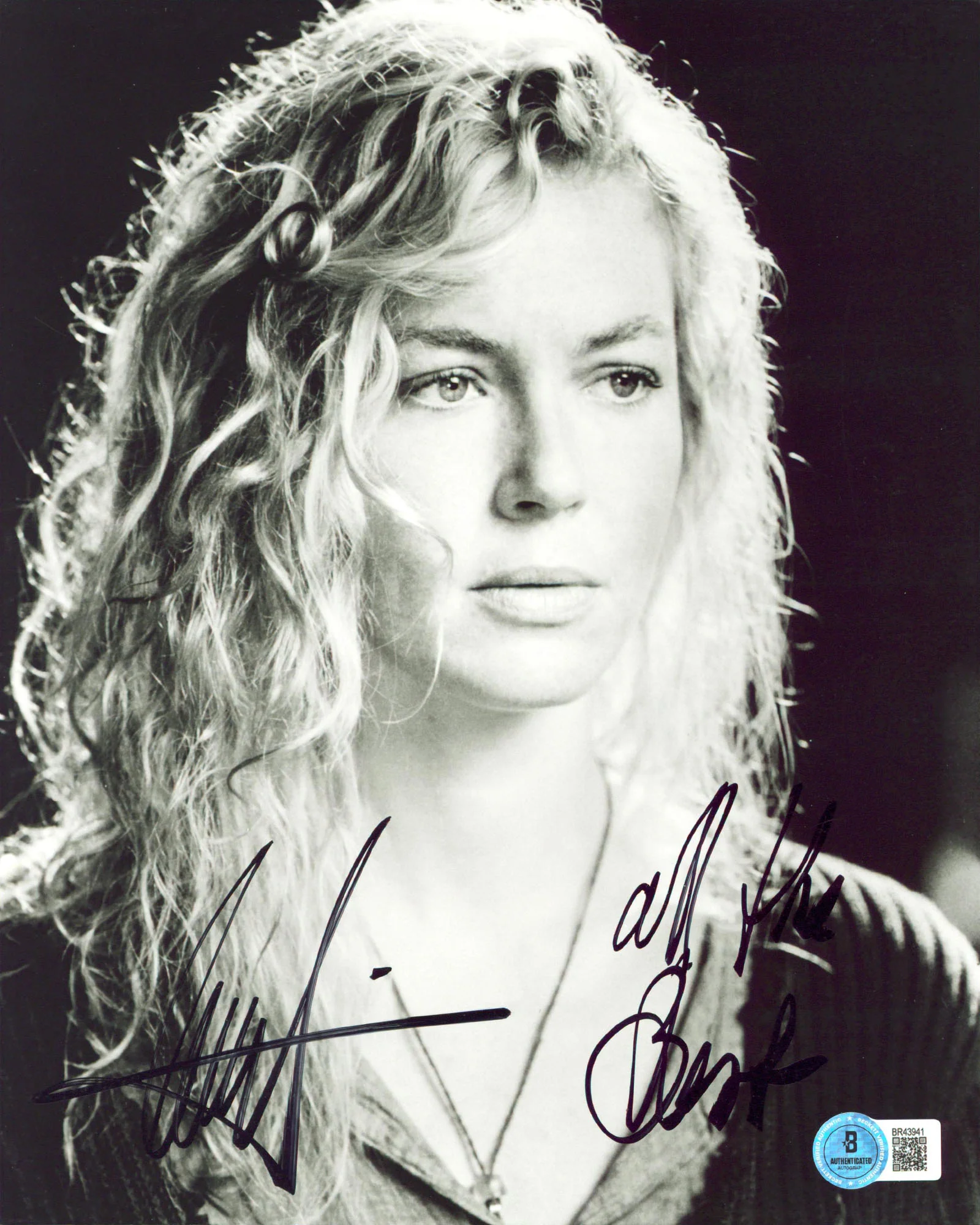 Connie Nielsen The Devil's Advocate "All The Best" Signed 8x10 Photo BAS#BR43941 - Image 2