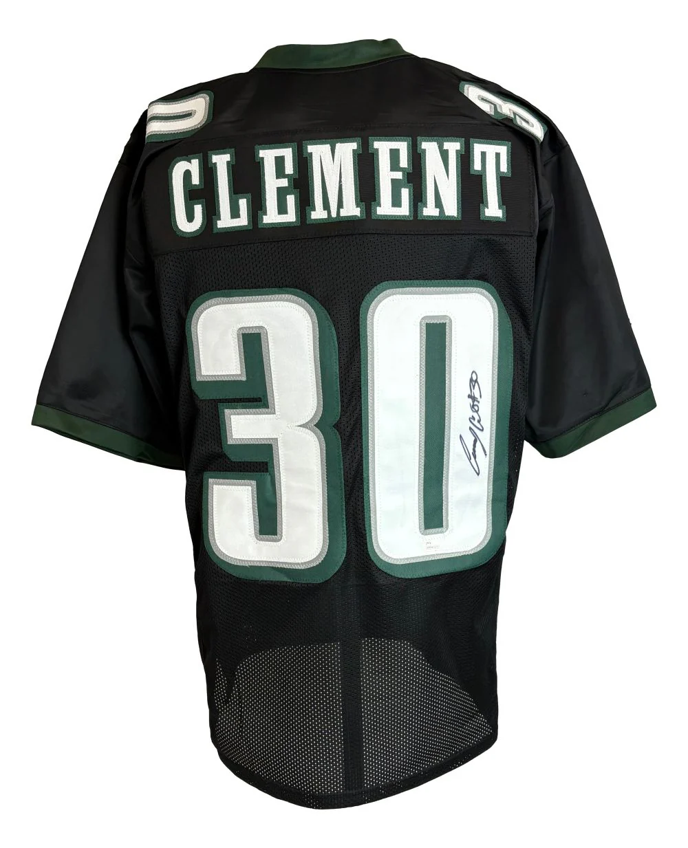 Corey Clement Philadelphia Signed Black Football Jersey JSA Hologram