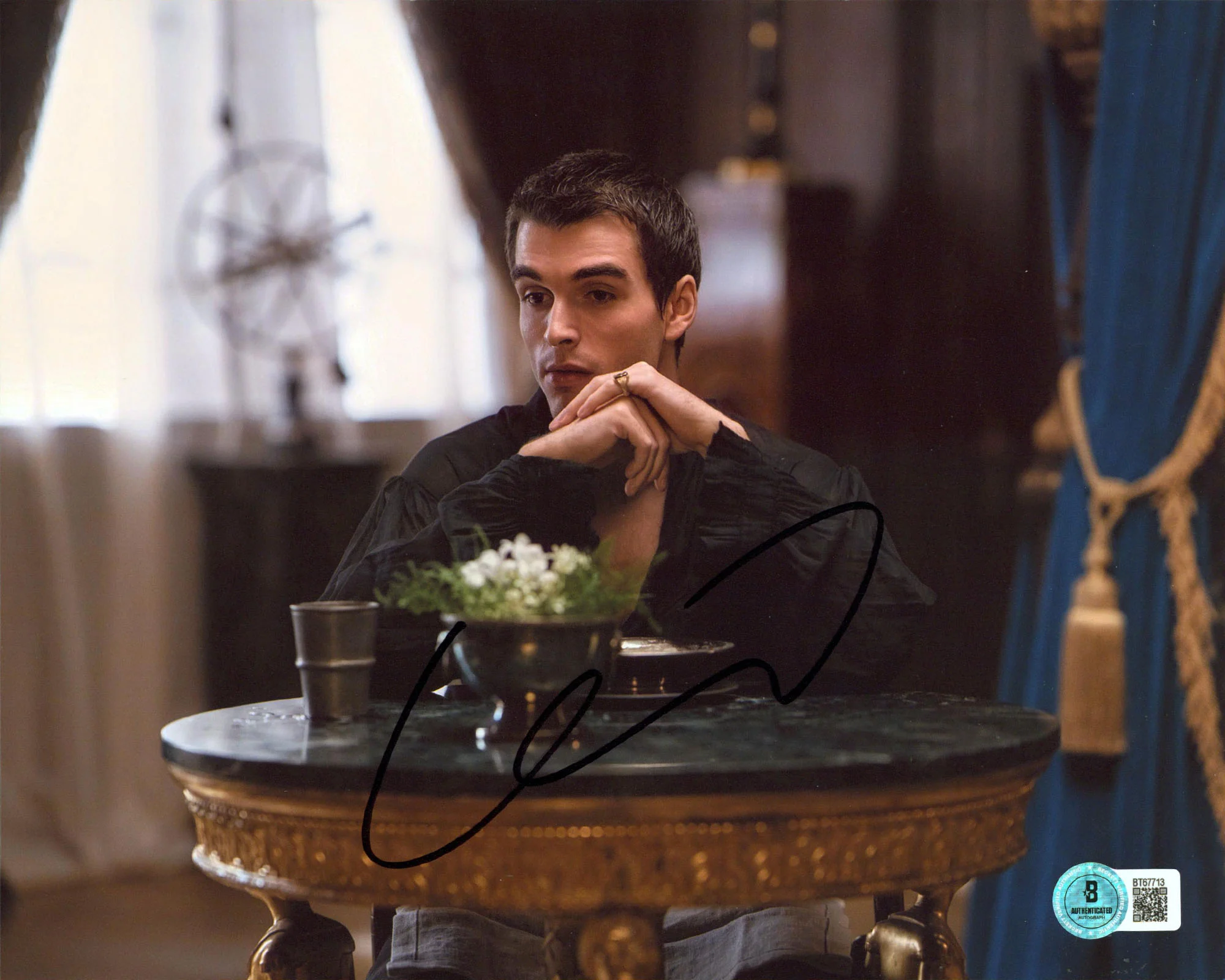 Corey Mylchreest Queen Charlotte: A Bridgerton Signed 8x10 Photo BAS #BT67713 - Image 2